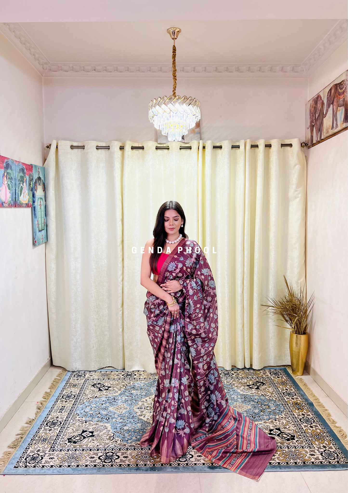 Tussar Silk Saree