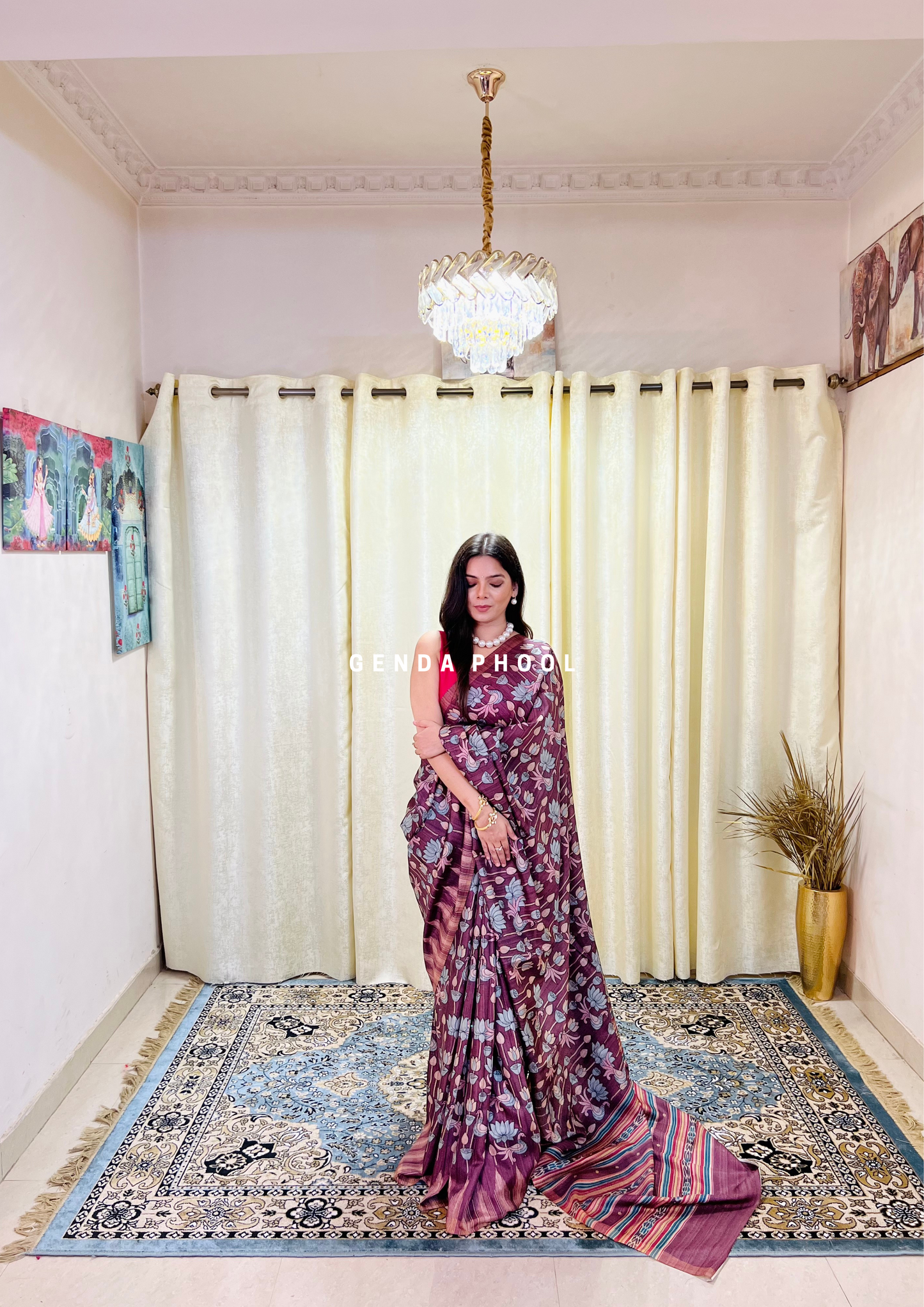 Tussar Silk Saree