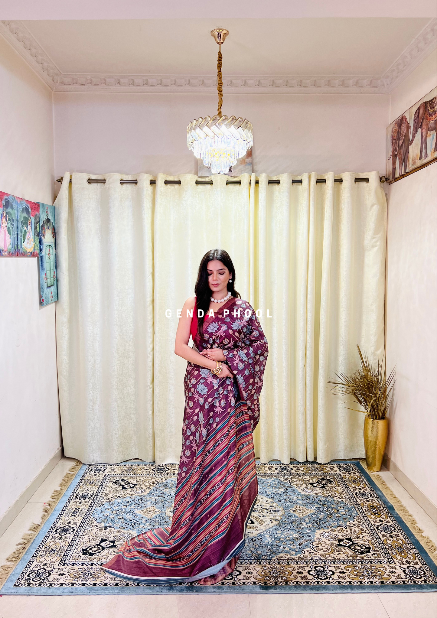Tussar Silk Saree