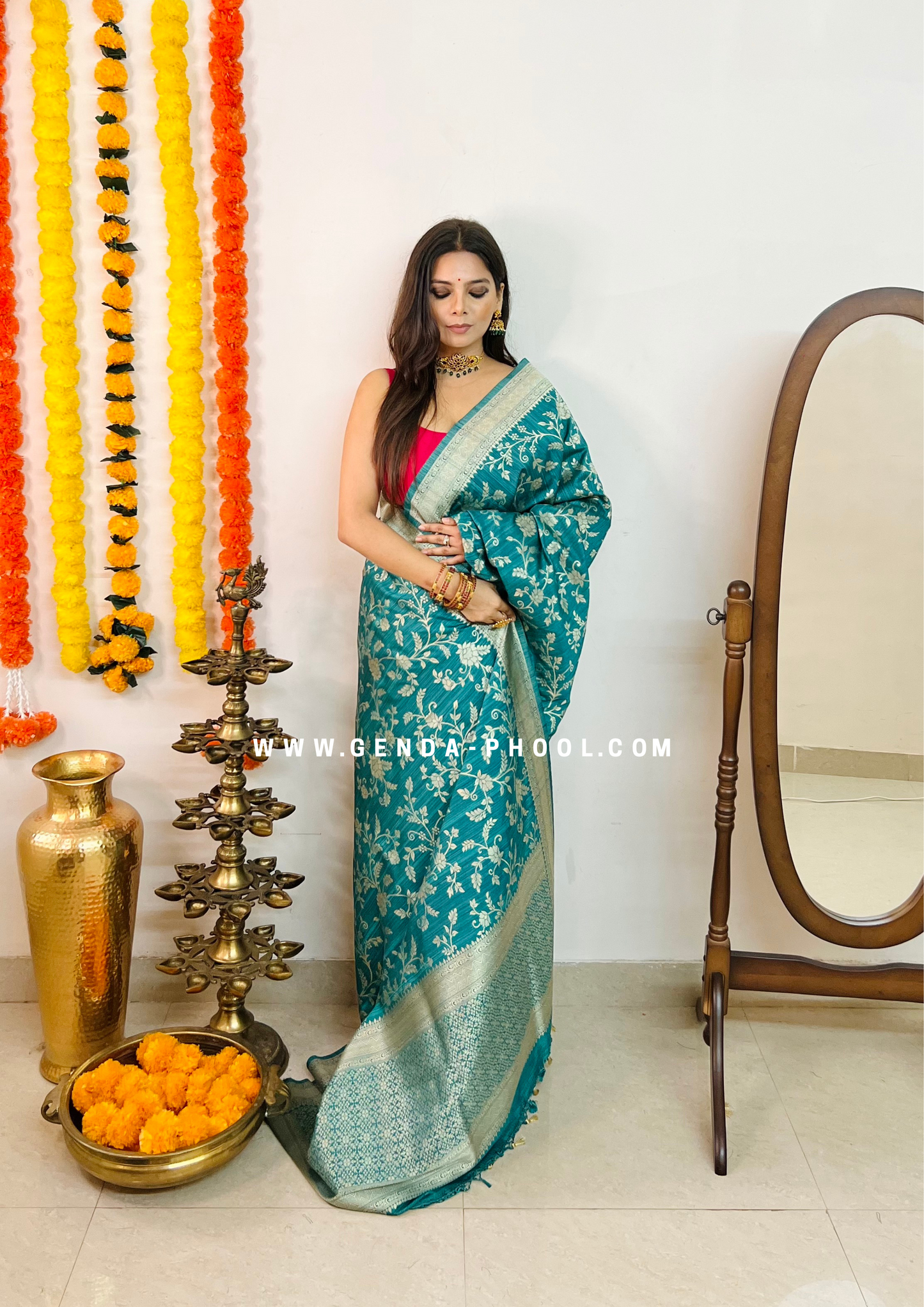 Banarasi Tussar Silk Saree