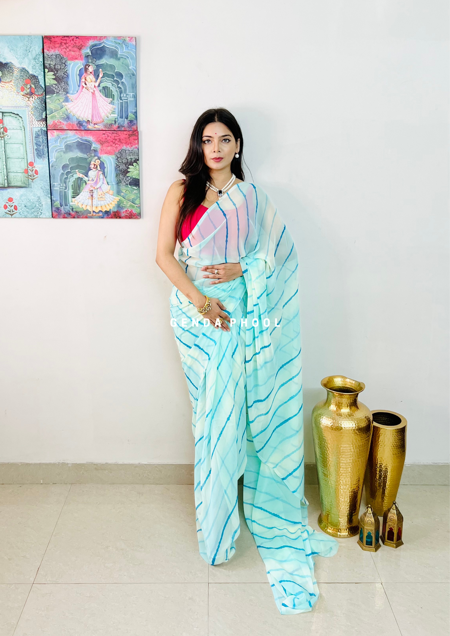 Leheriya Saree