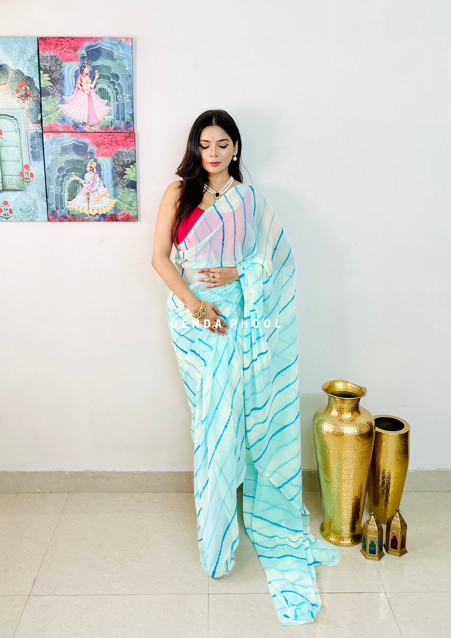 Leheriya Saree