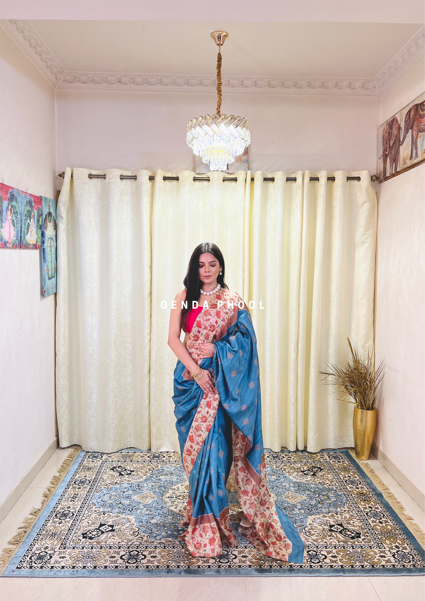 Tussar Silk Saree