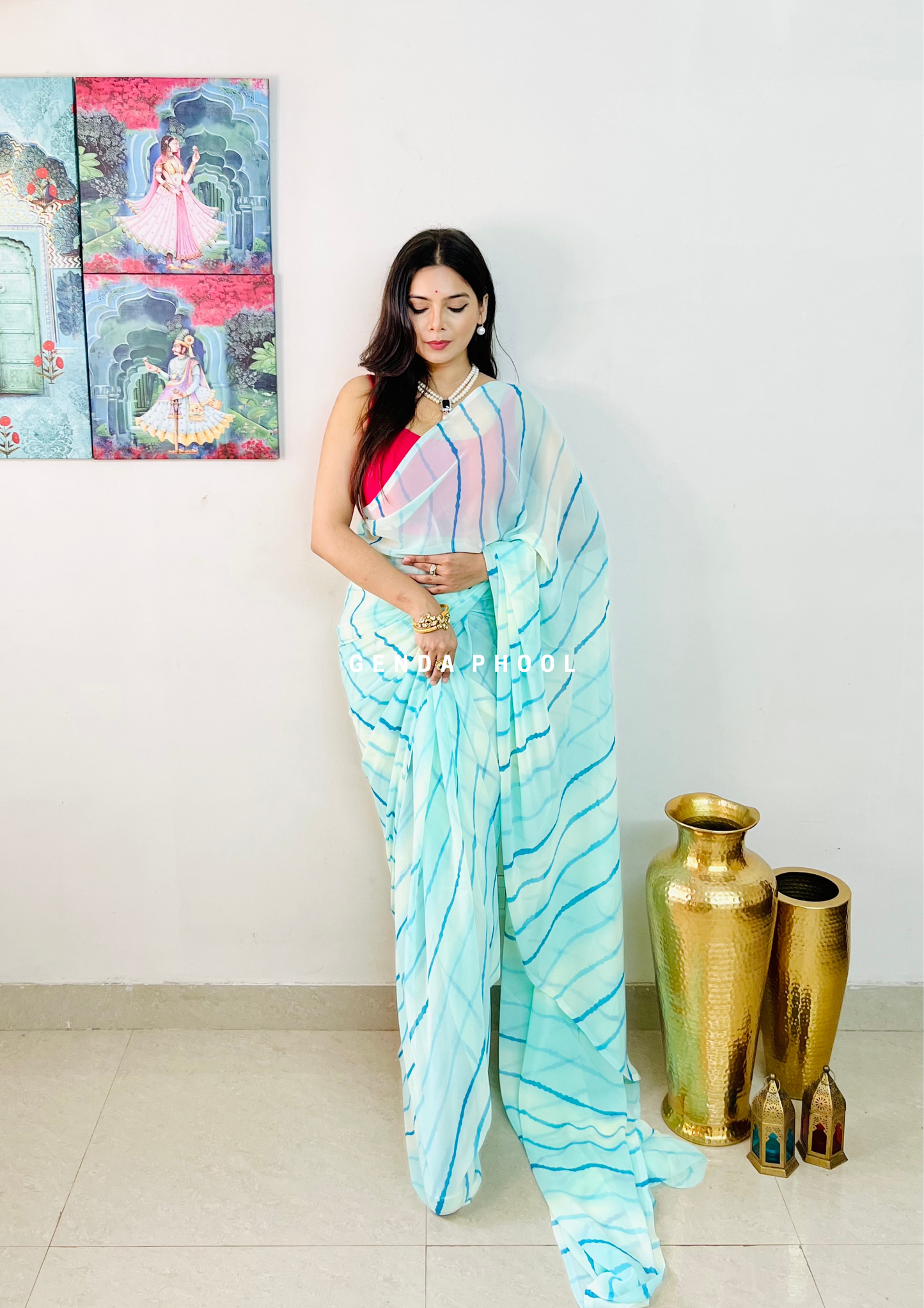 Leheriya Saree