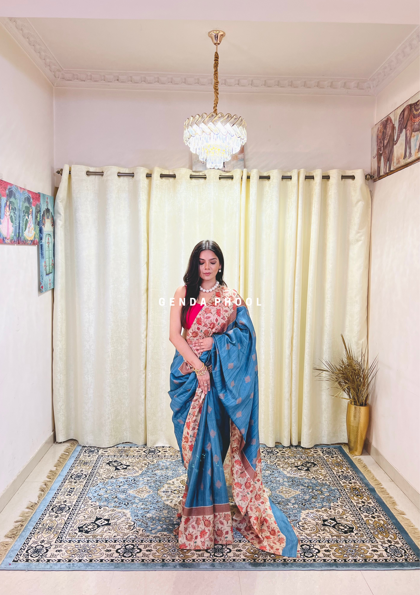 Tussar Silk Saree