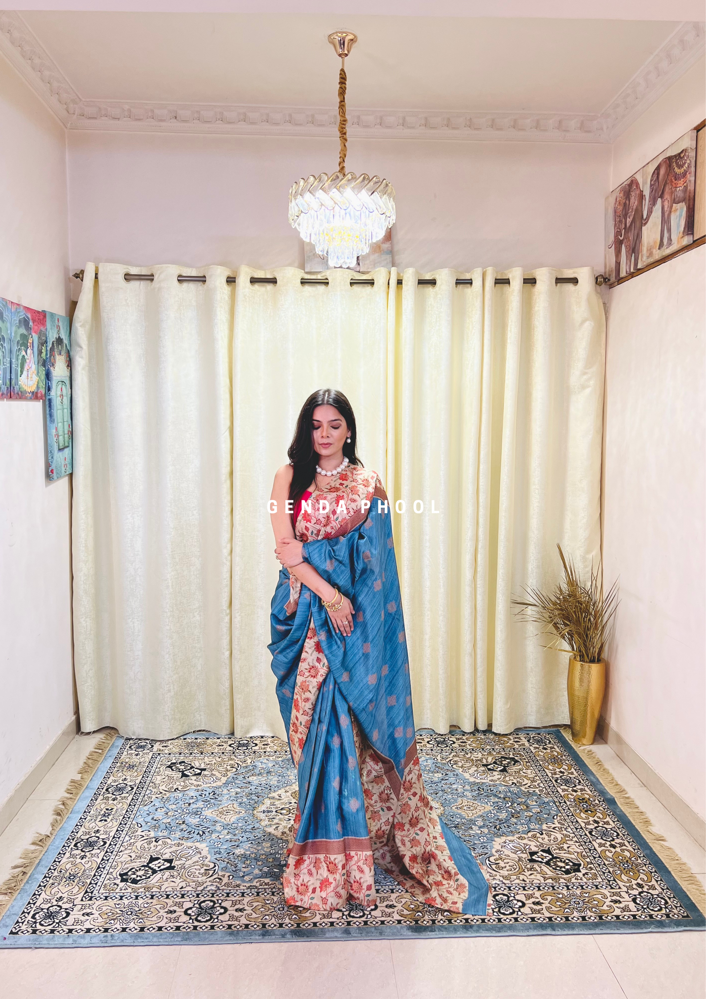 Tussar Silk Saree