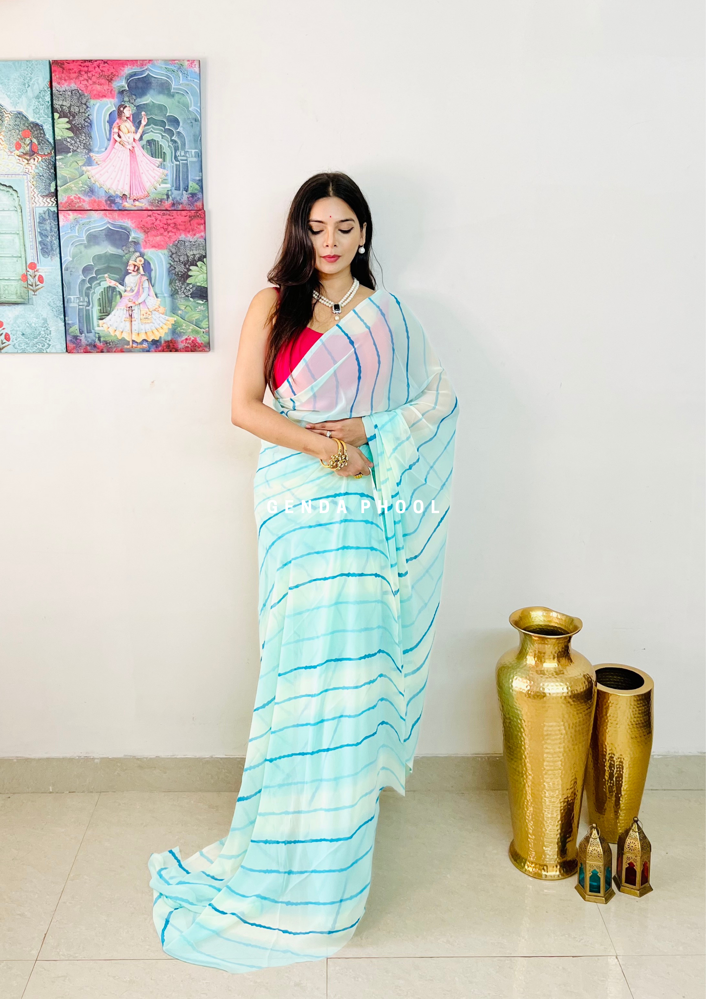 Leheriya Saree
