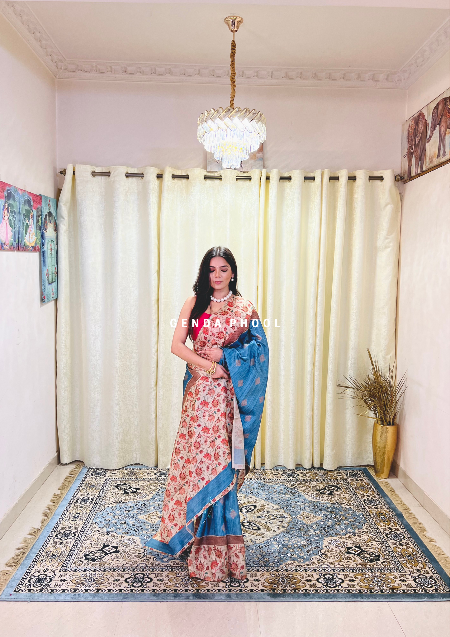 Tussar Silk Saree