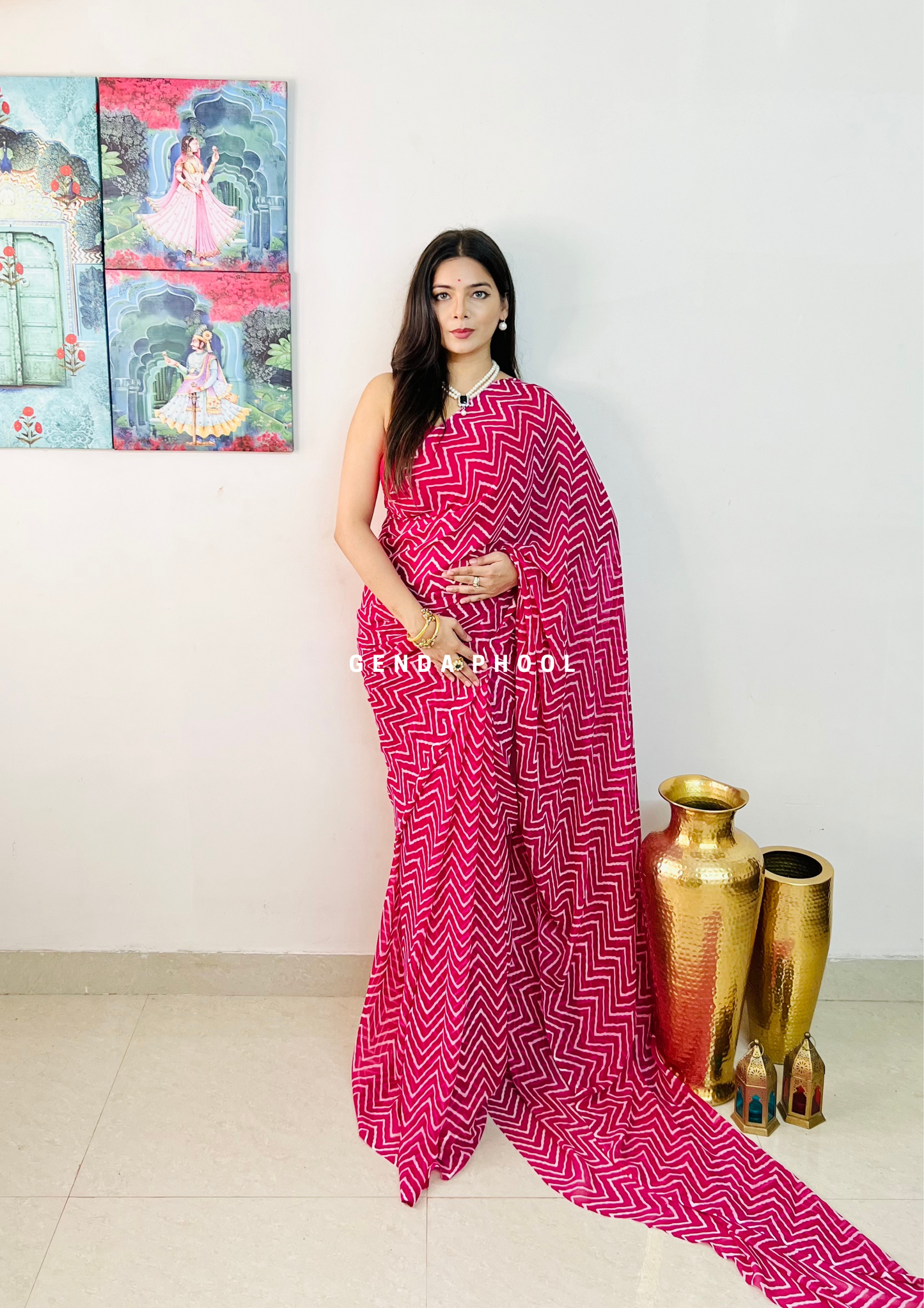 Leheriya Saree