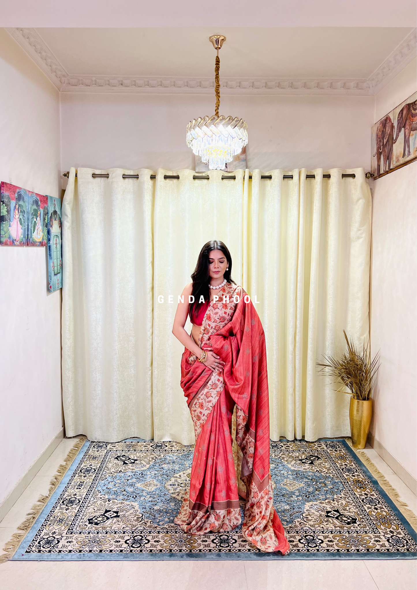 Tussar Silk Saree