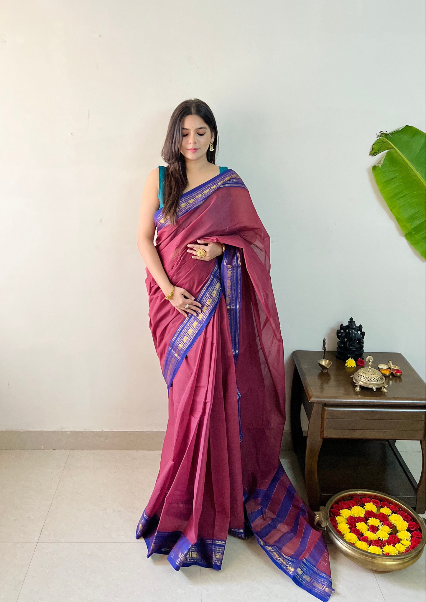 Gadwal Cotton Saree