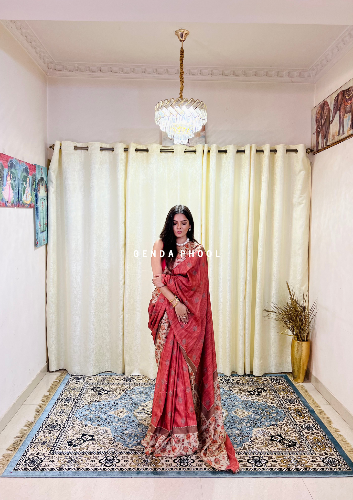 Tussar Silk Saree