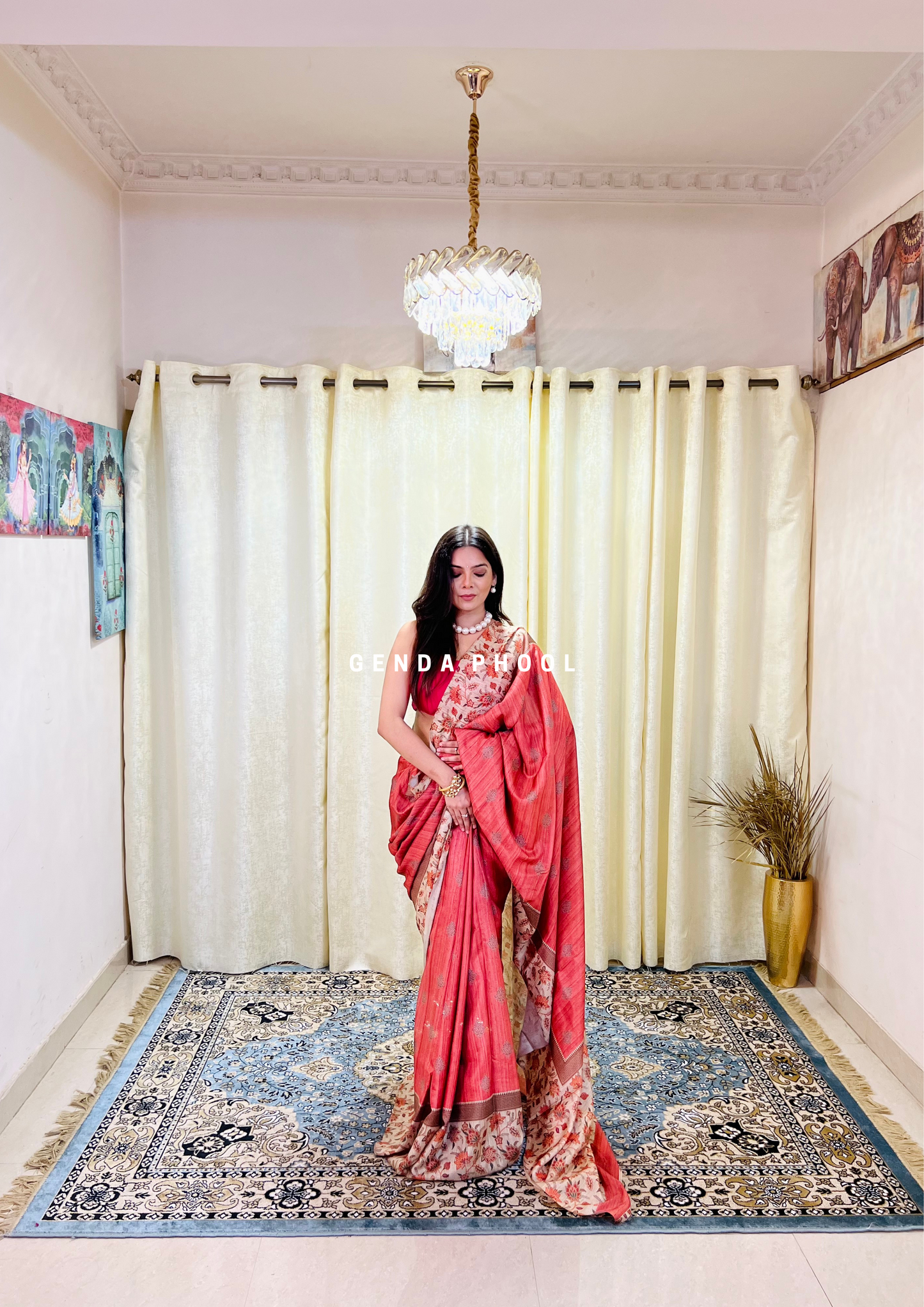 Tussar Silk Saree