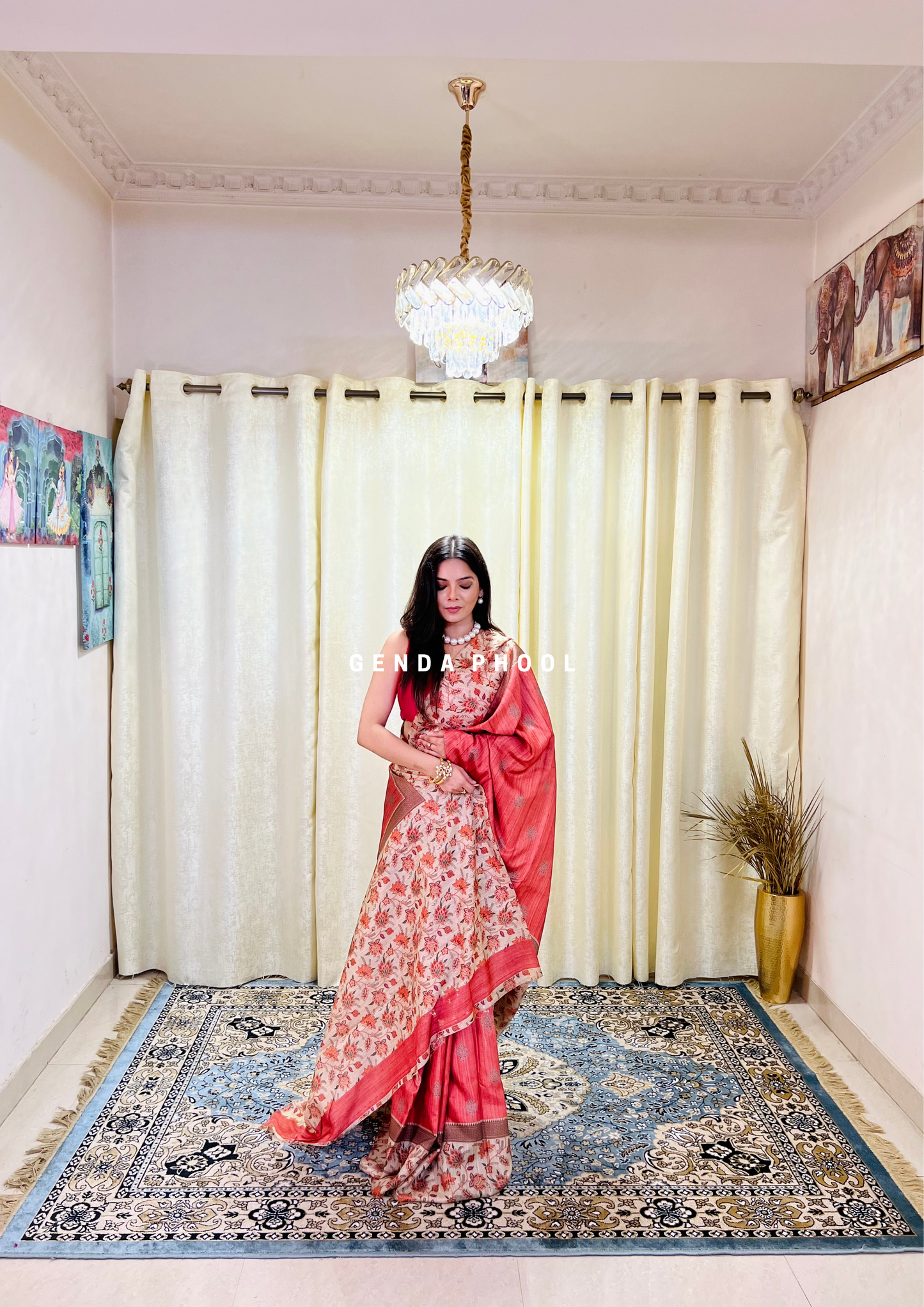 Tussar Silk Saree
