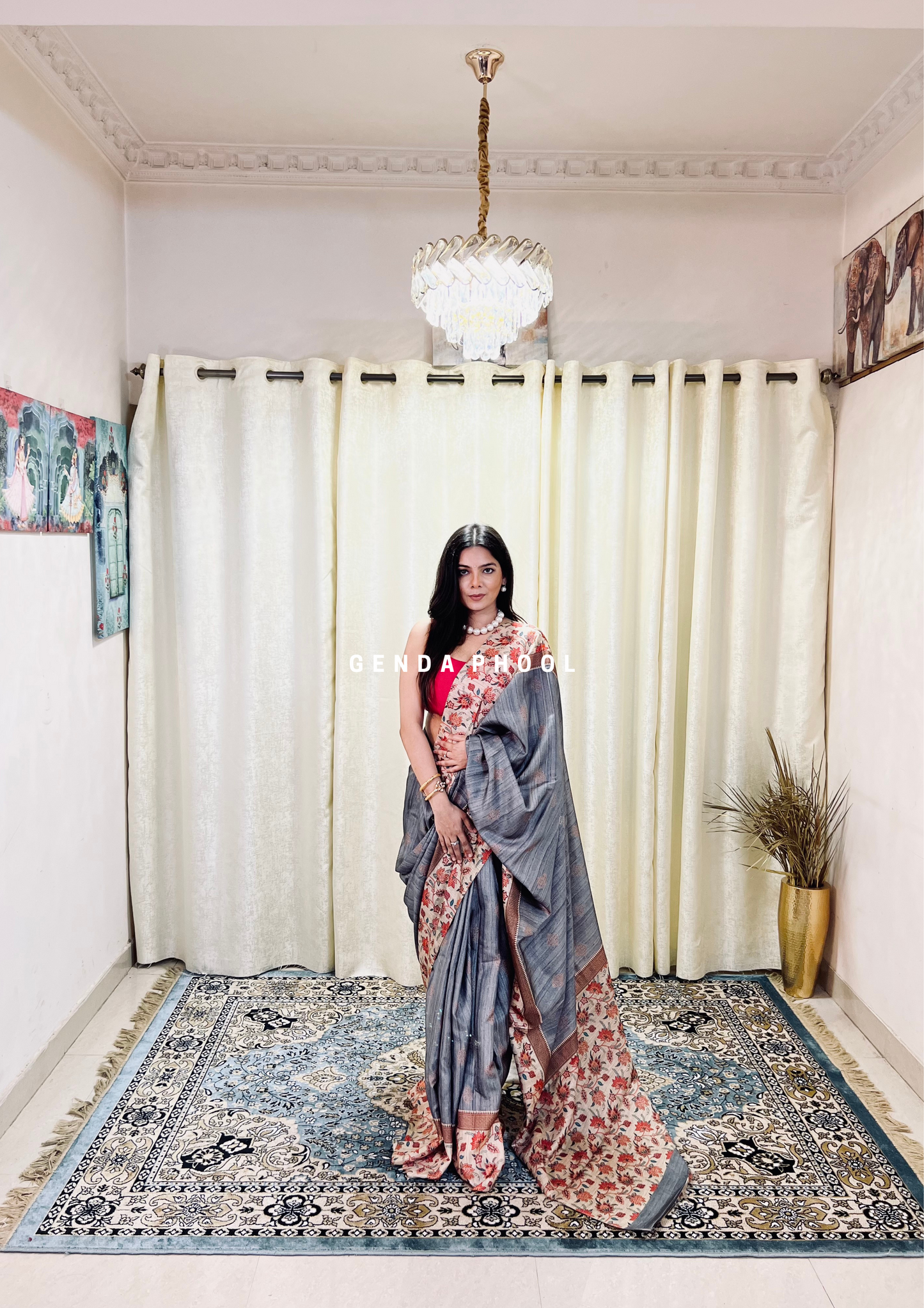Tussar Silk Saree