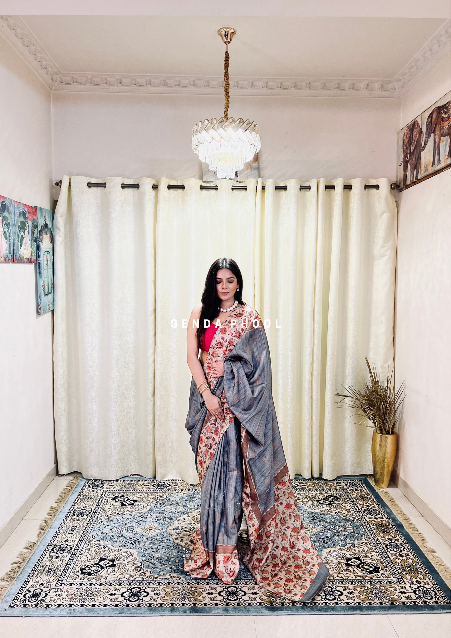 Tussar Silk Saree
