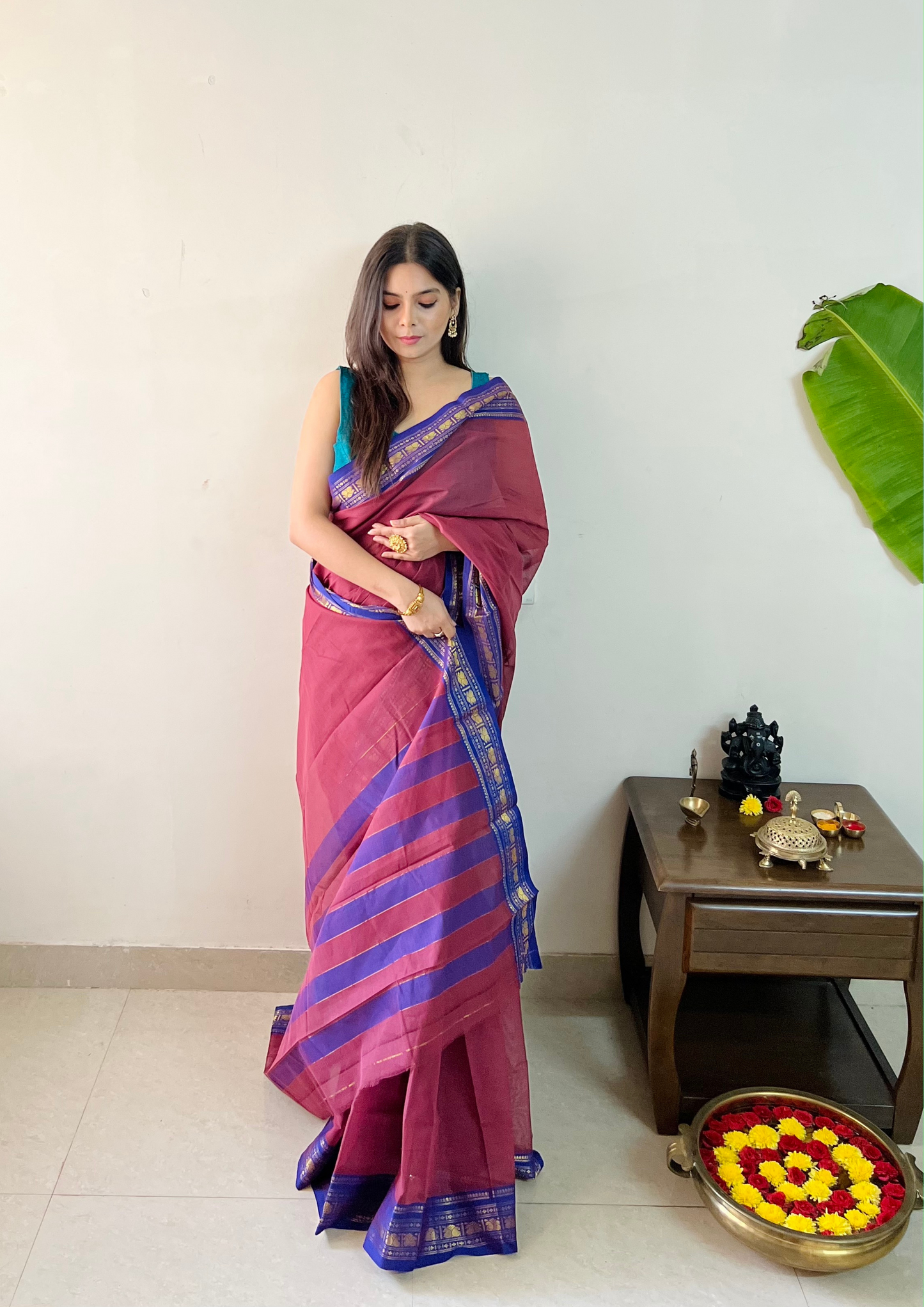 Gadwal Cotton Saree