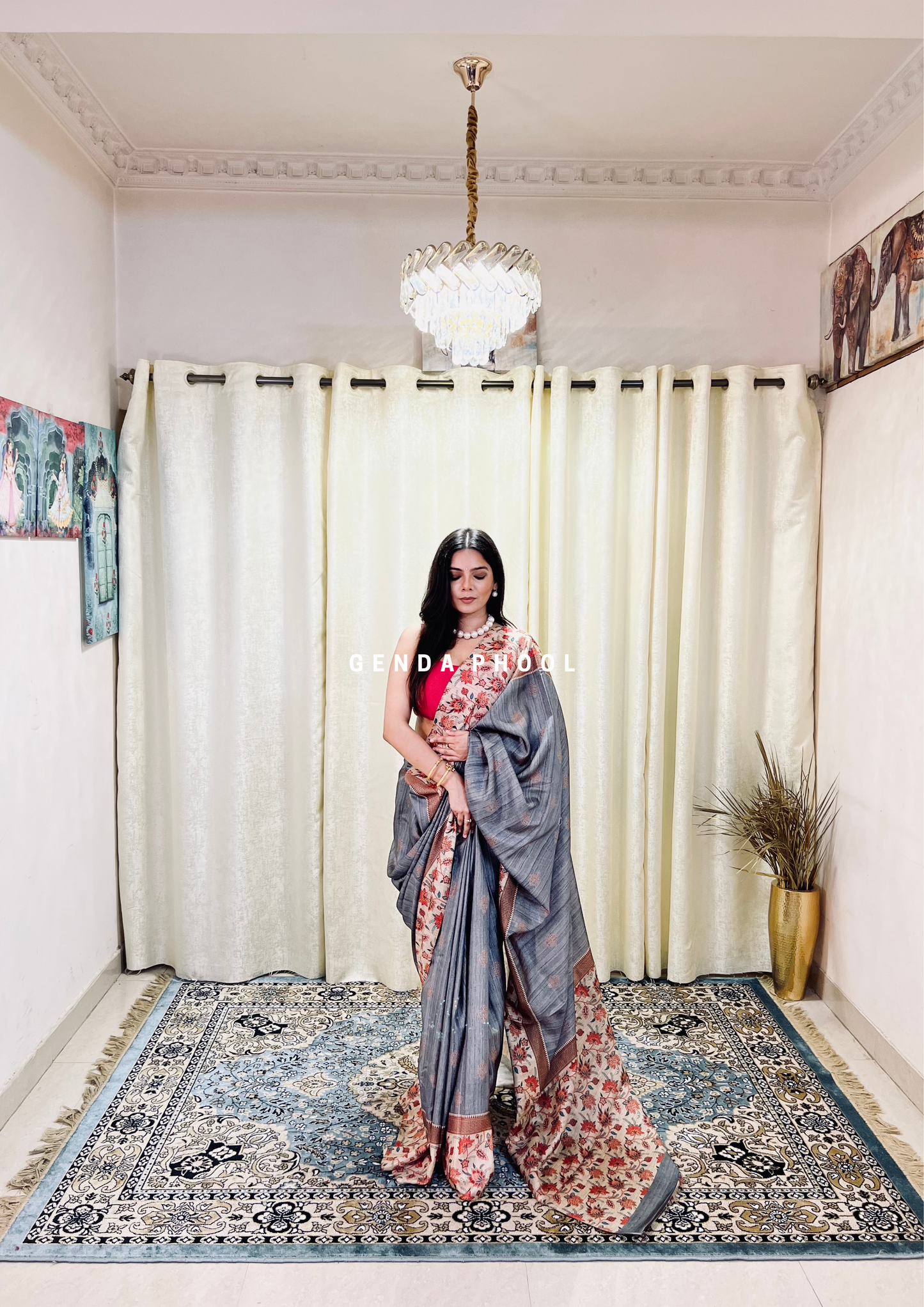 Tussar Silk Saree