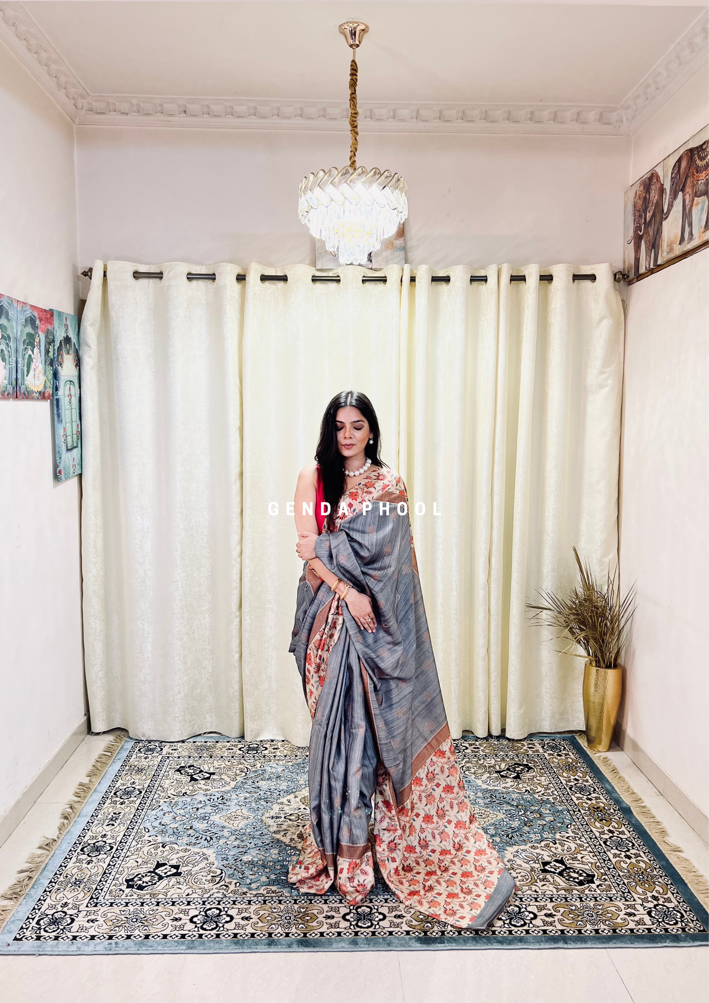 Tussar Silk Saree