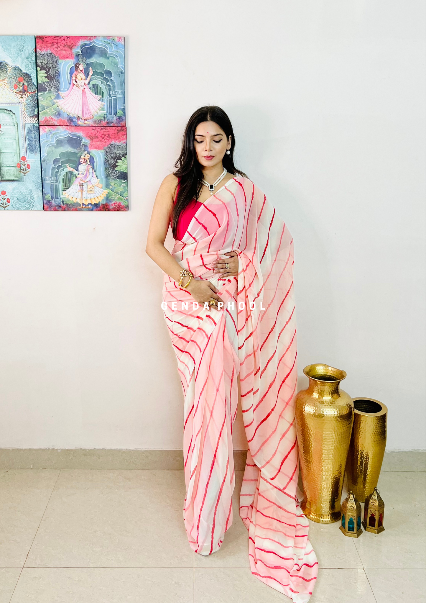 Leheriya Saree