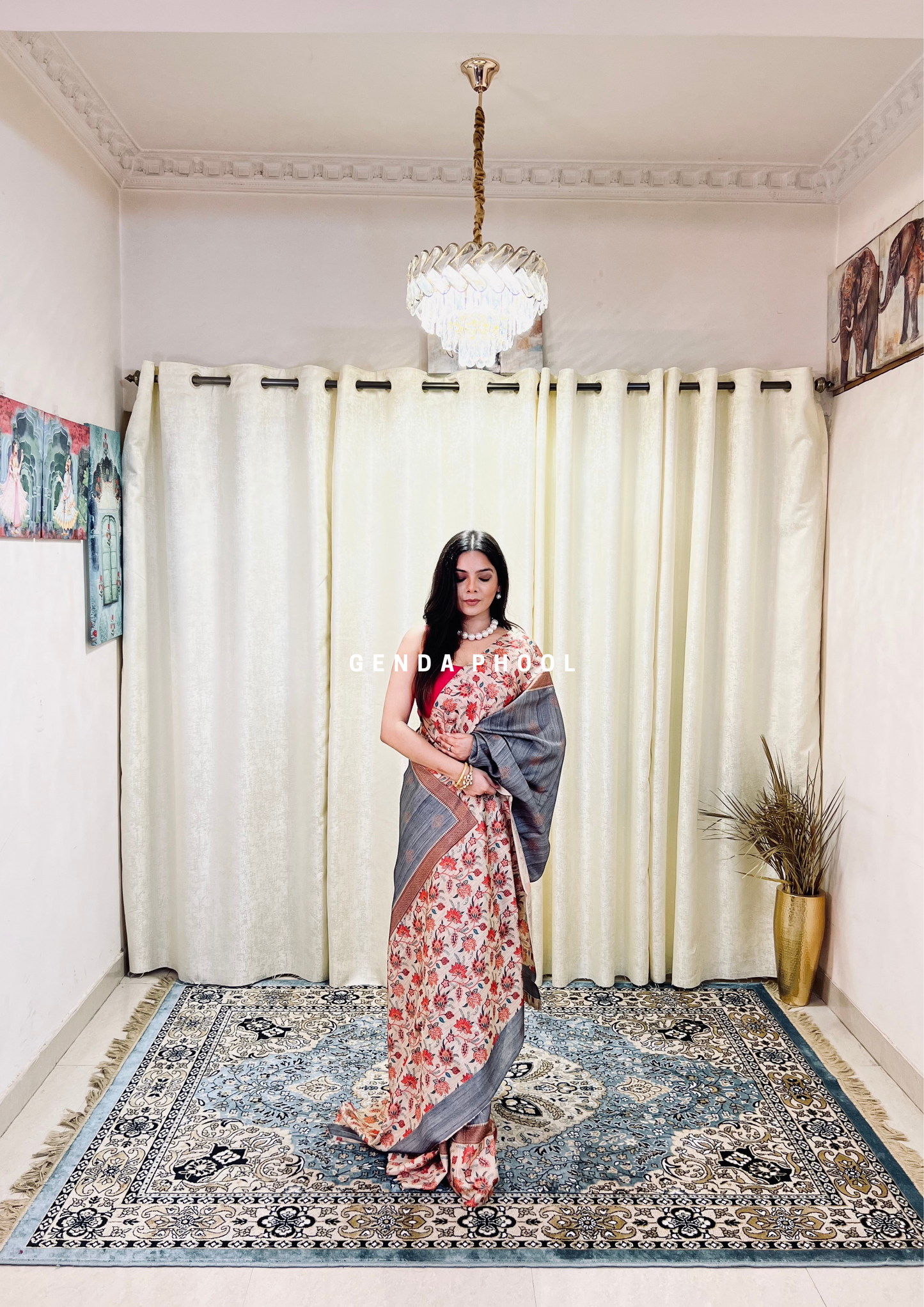 Tussar Silk Saree
