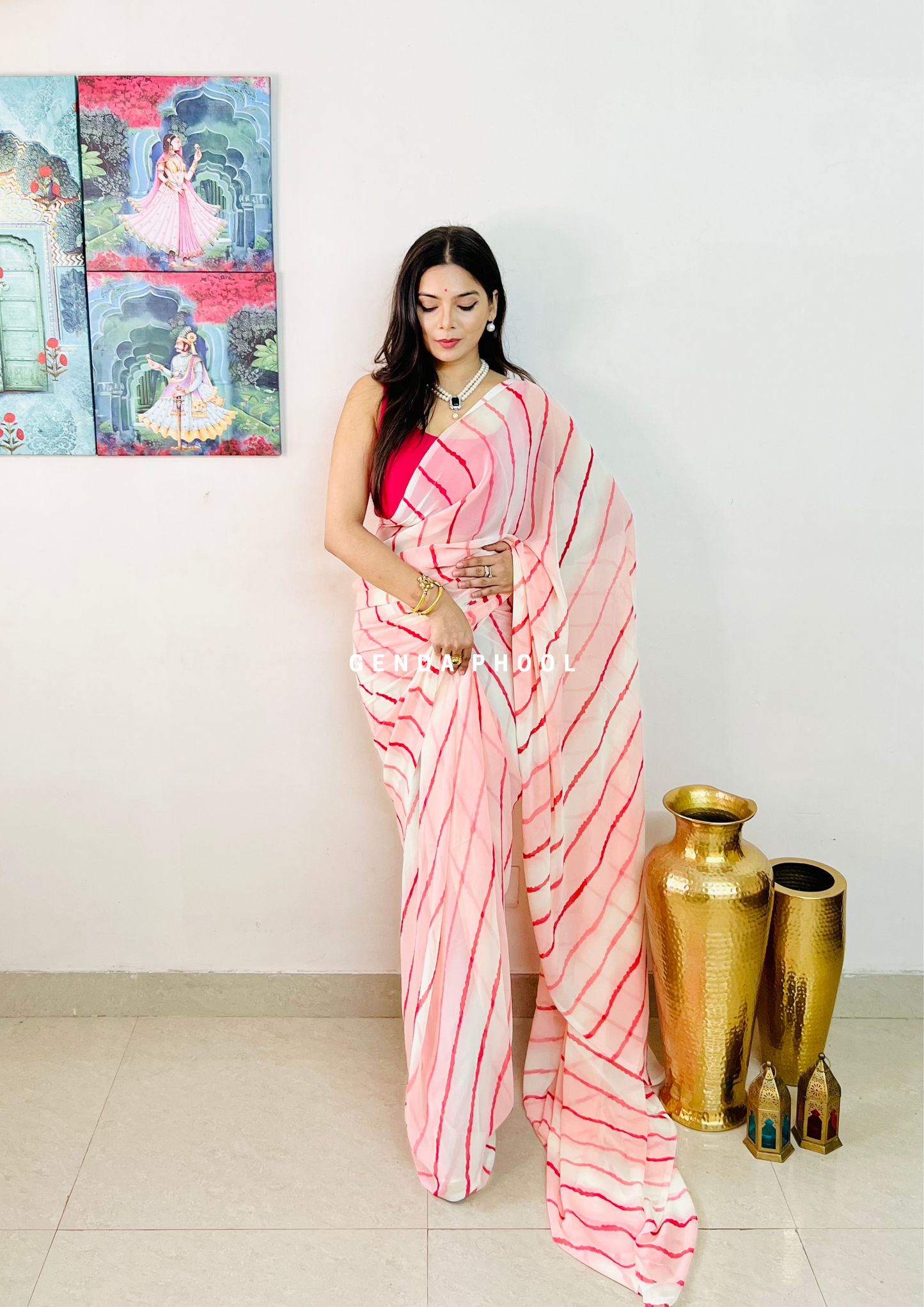 Leheriya Saree