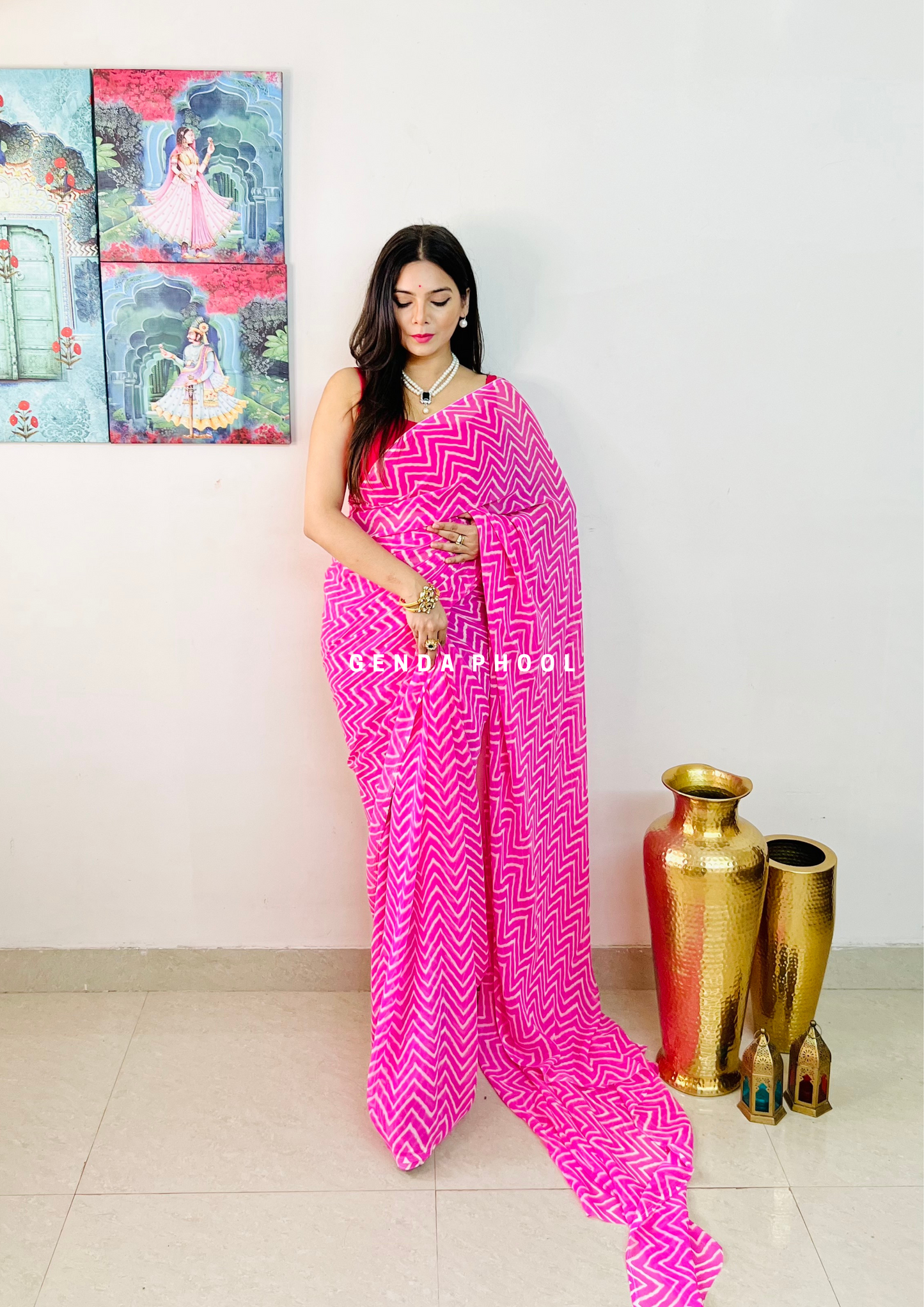 Leheriya Saree