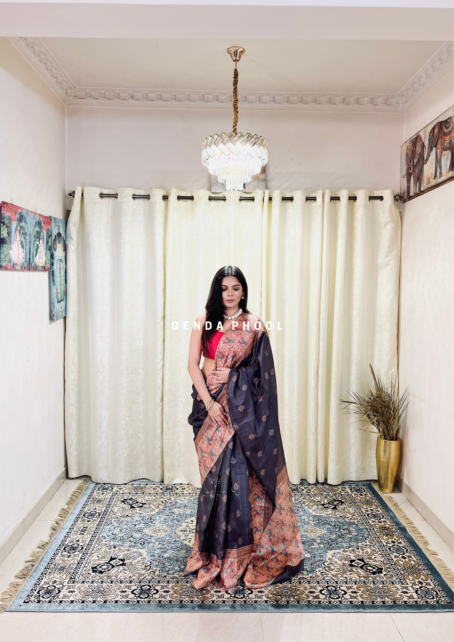 Tussar Silk Saree