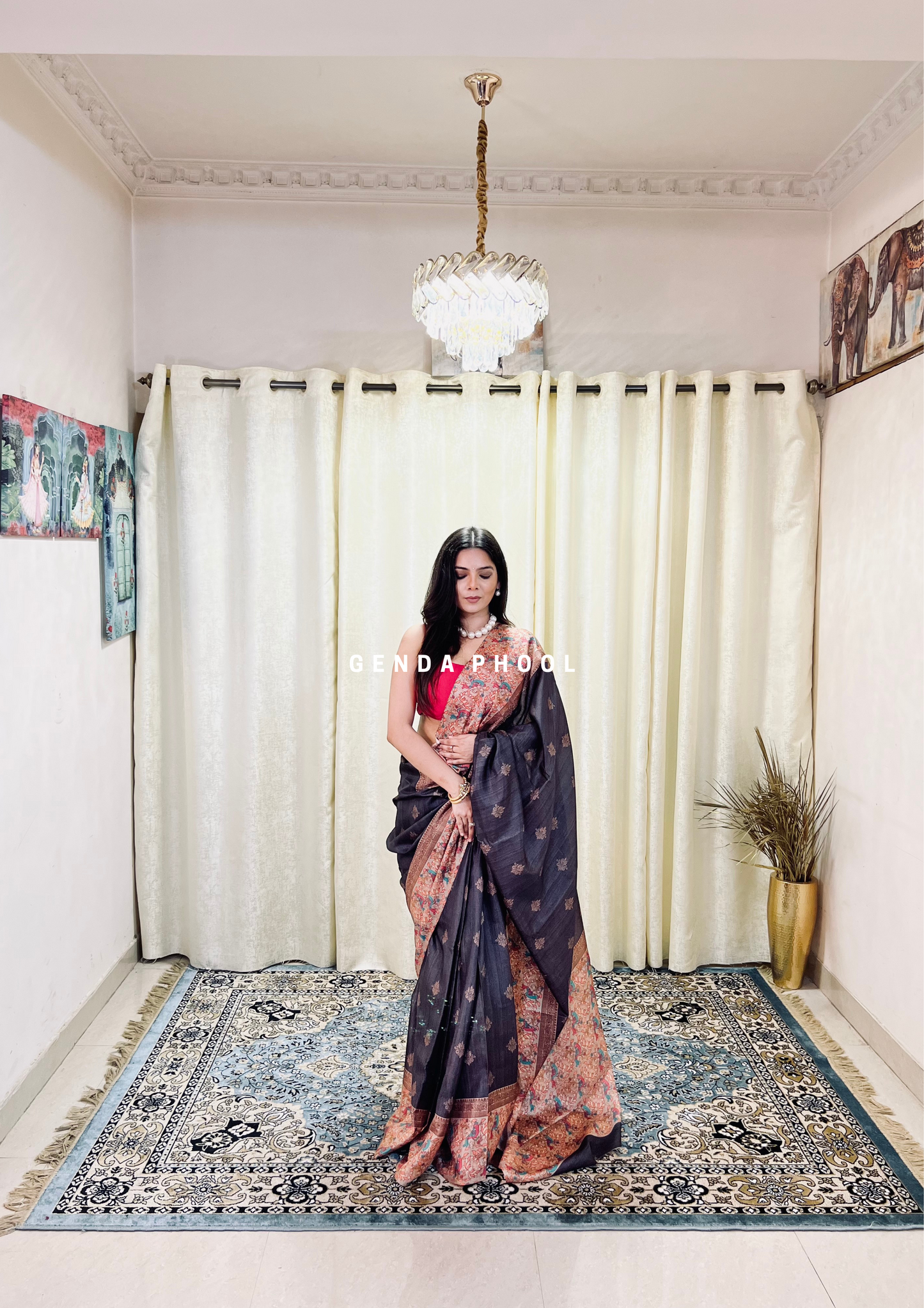 Tussar Silk Saree