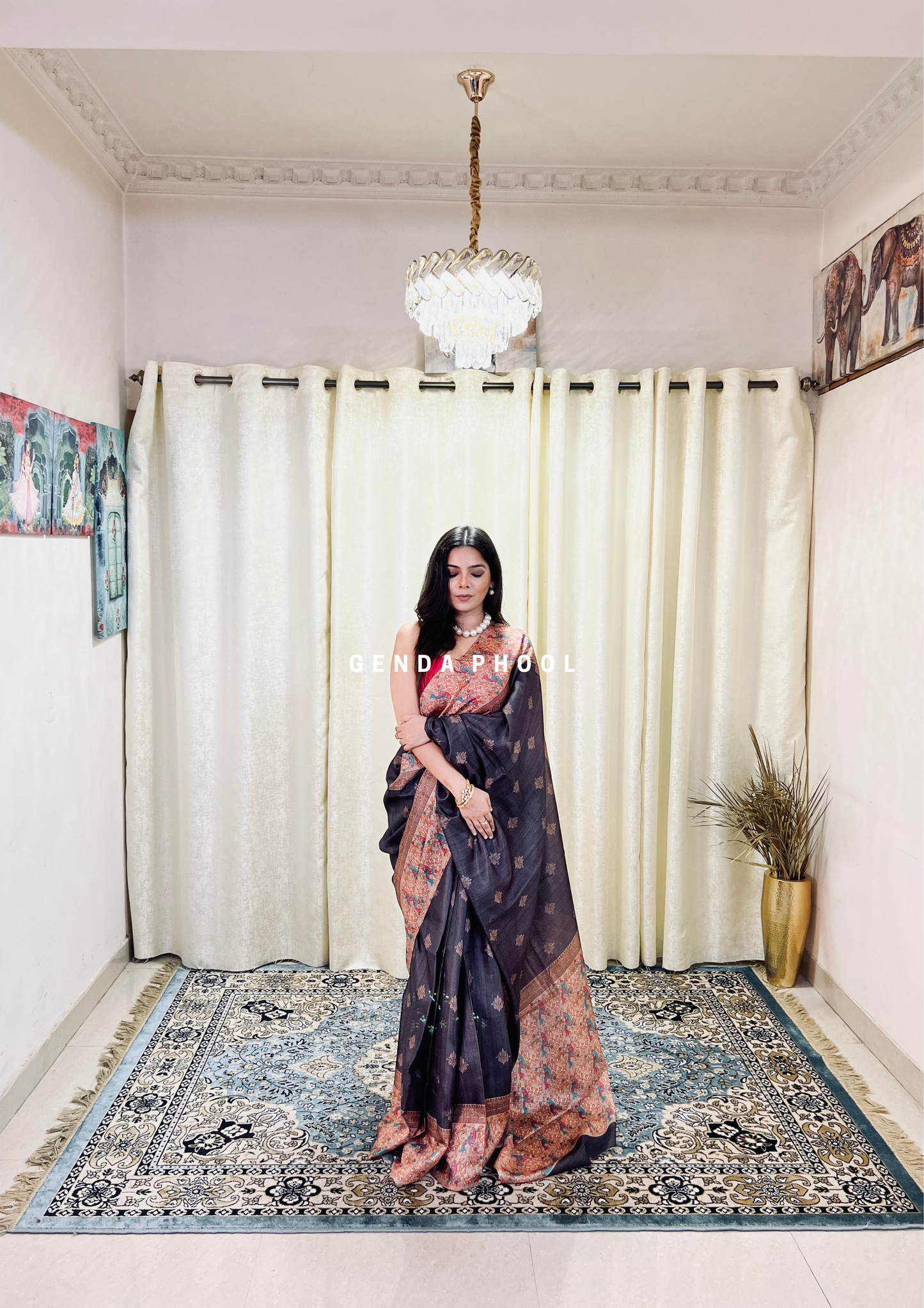 Tussar Silk Saree