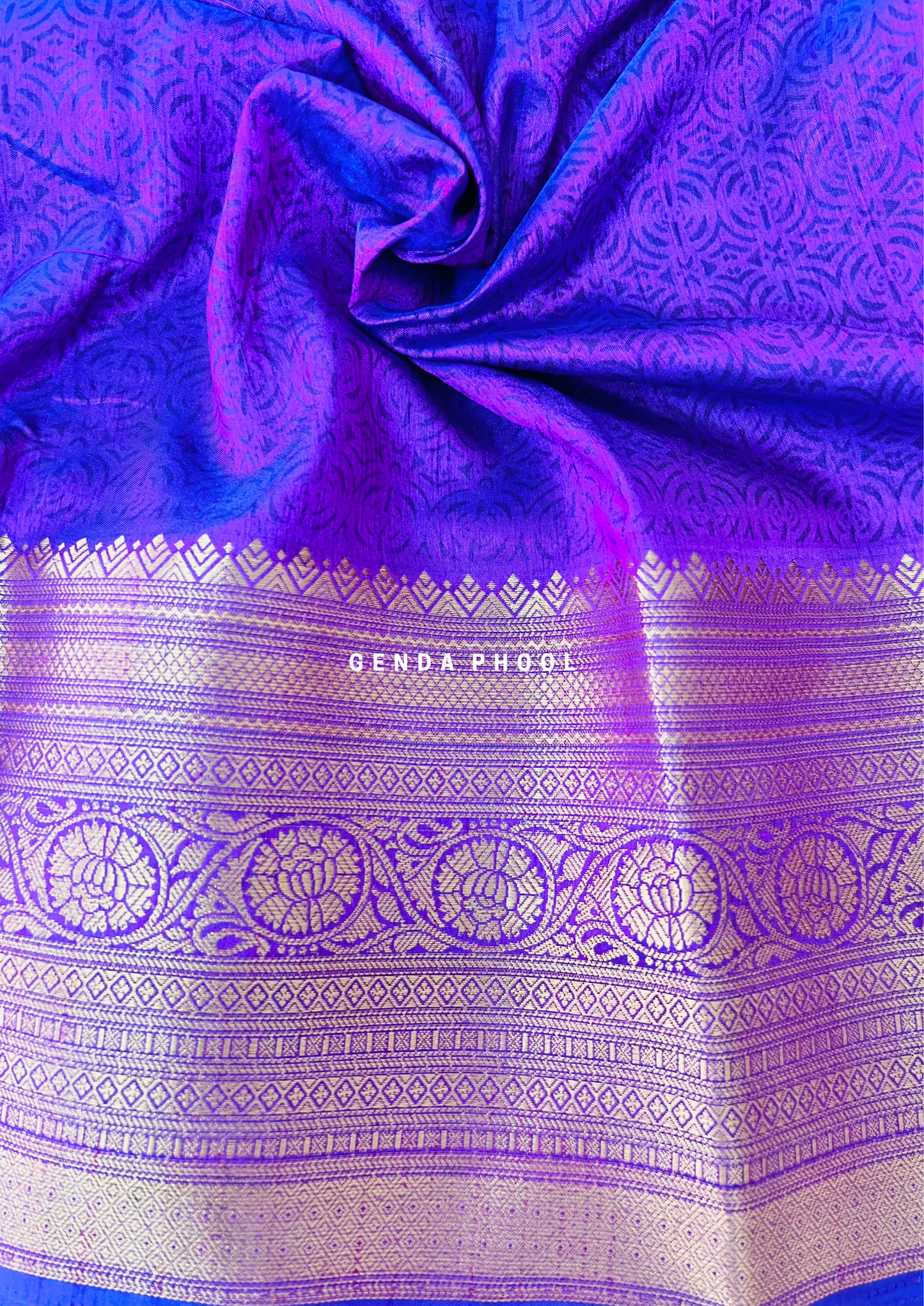 Patola Ikat Silk Saree with Zari Border