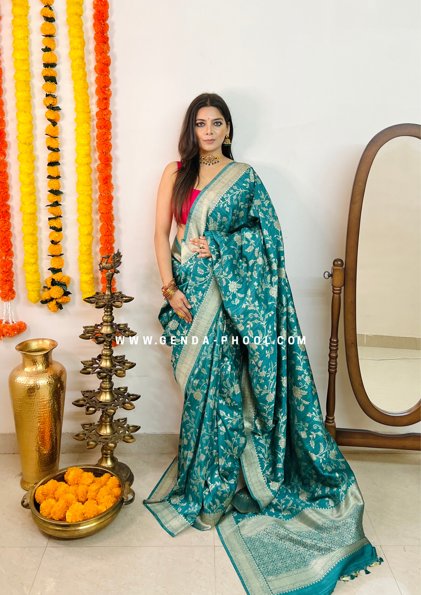 Banarasi Tussar Silk Saree