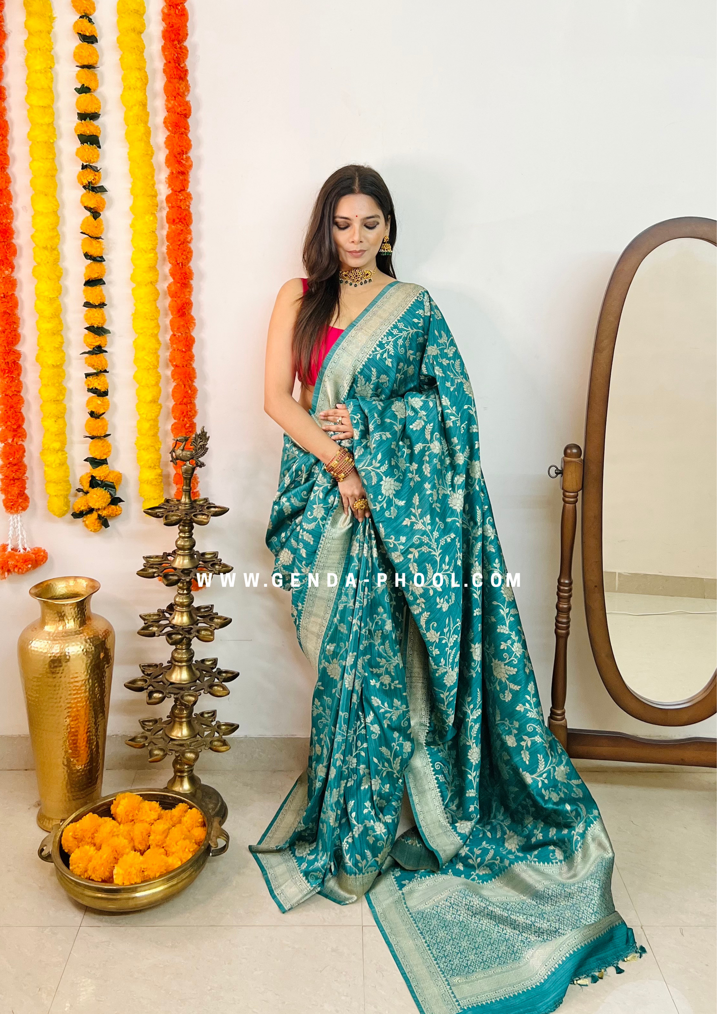 Banarasi Tussar Silk Saree