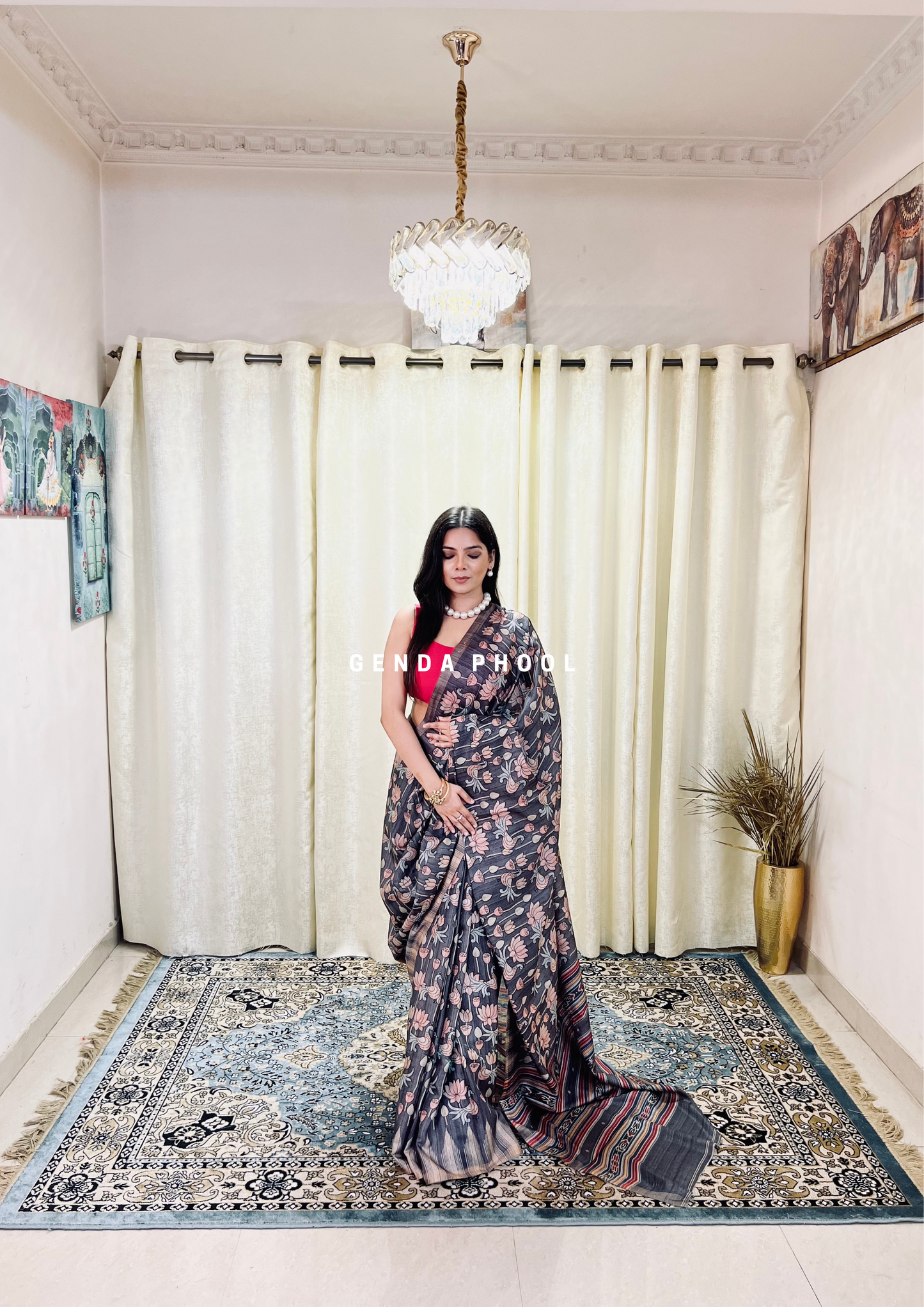 Tussar Silk Saree