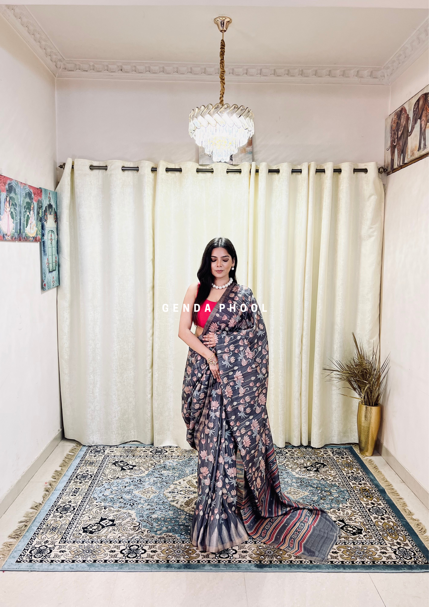 Tussar Silk Saree