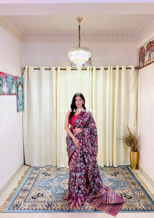 Tussar Silk Saree