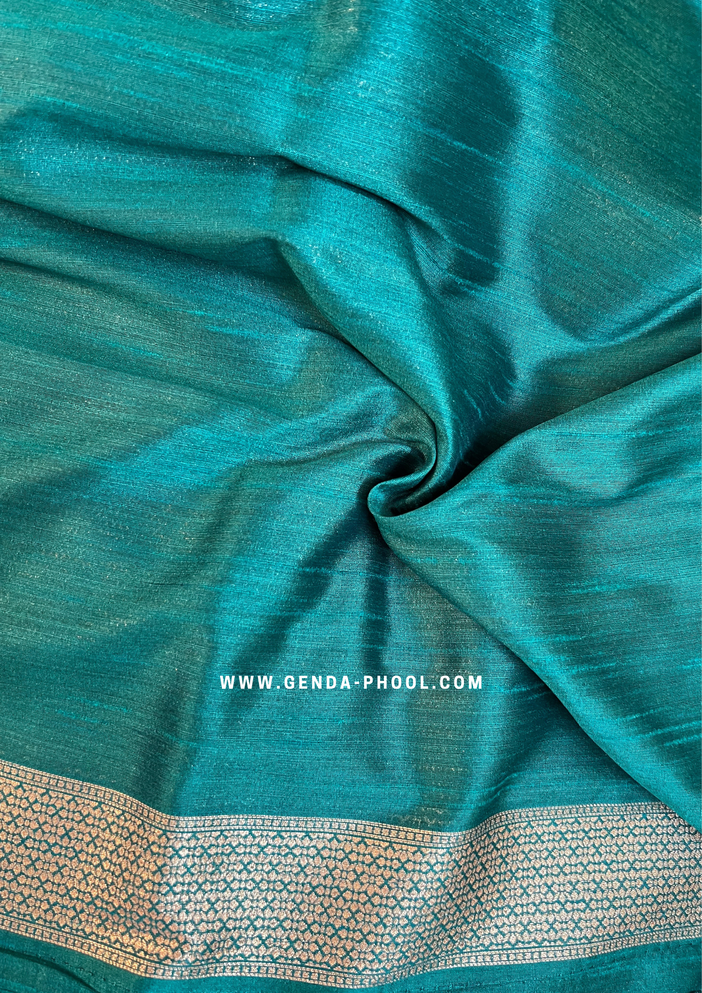 Tussar Silk Saree with Grand Zari Pallu and Thread butis