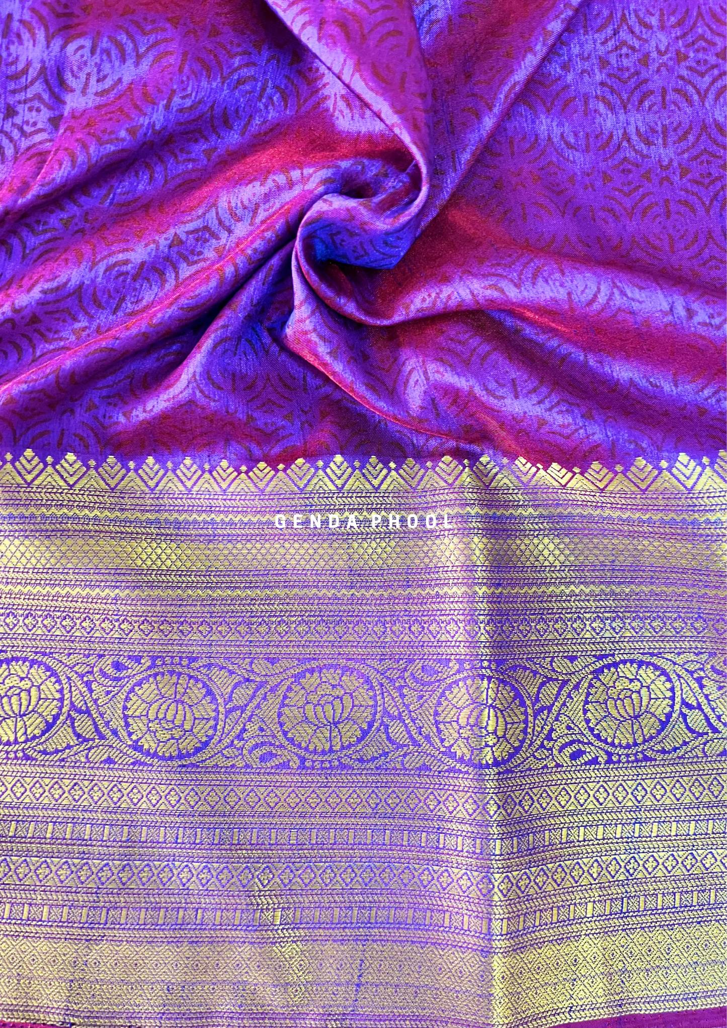 Patola Ikat Silk Saree with Zari Border