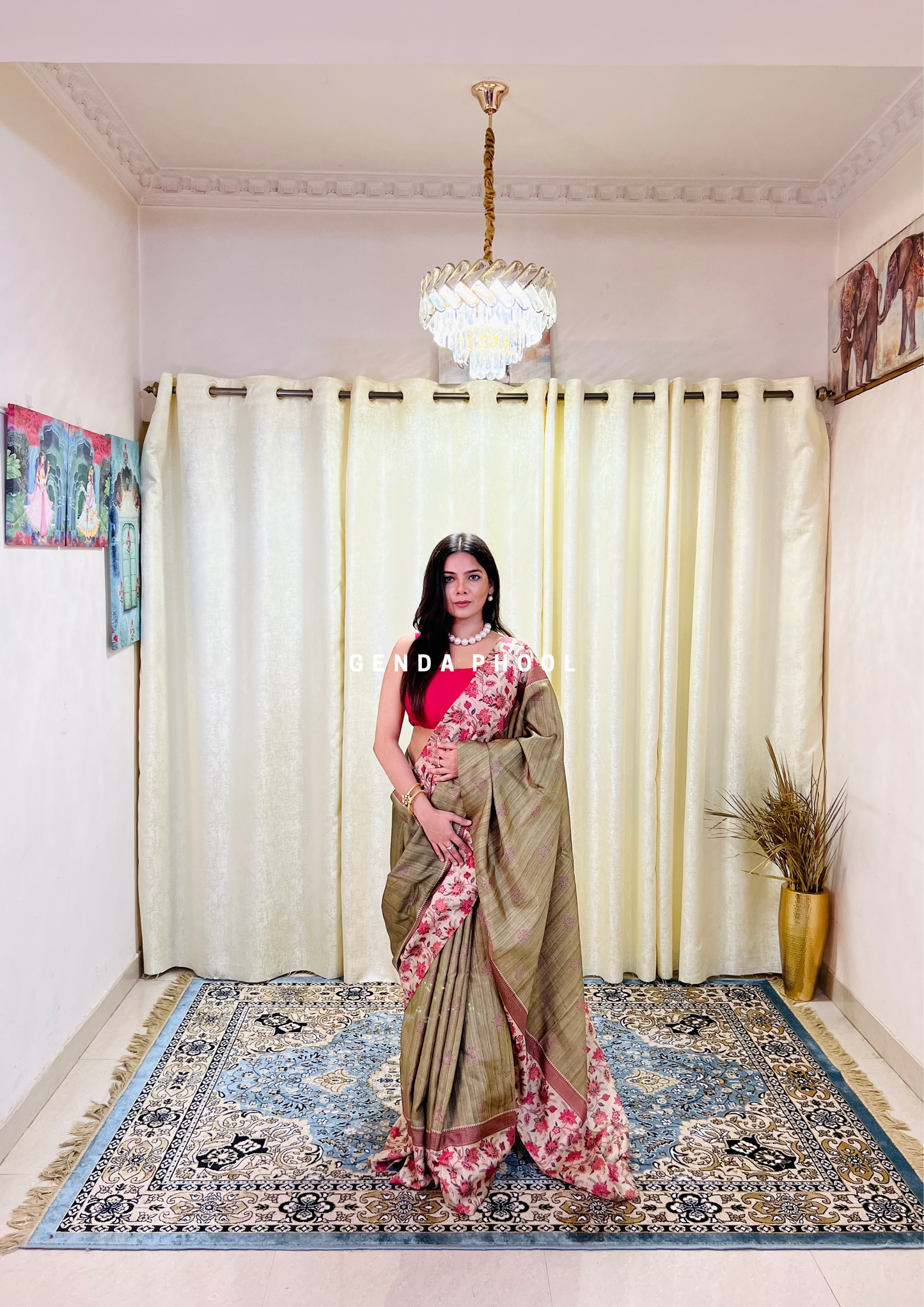 Tussar Silk Saree