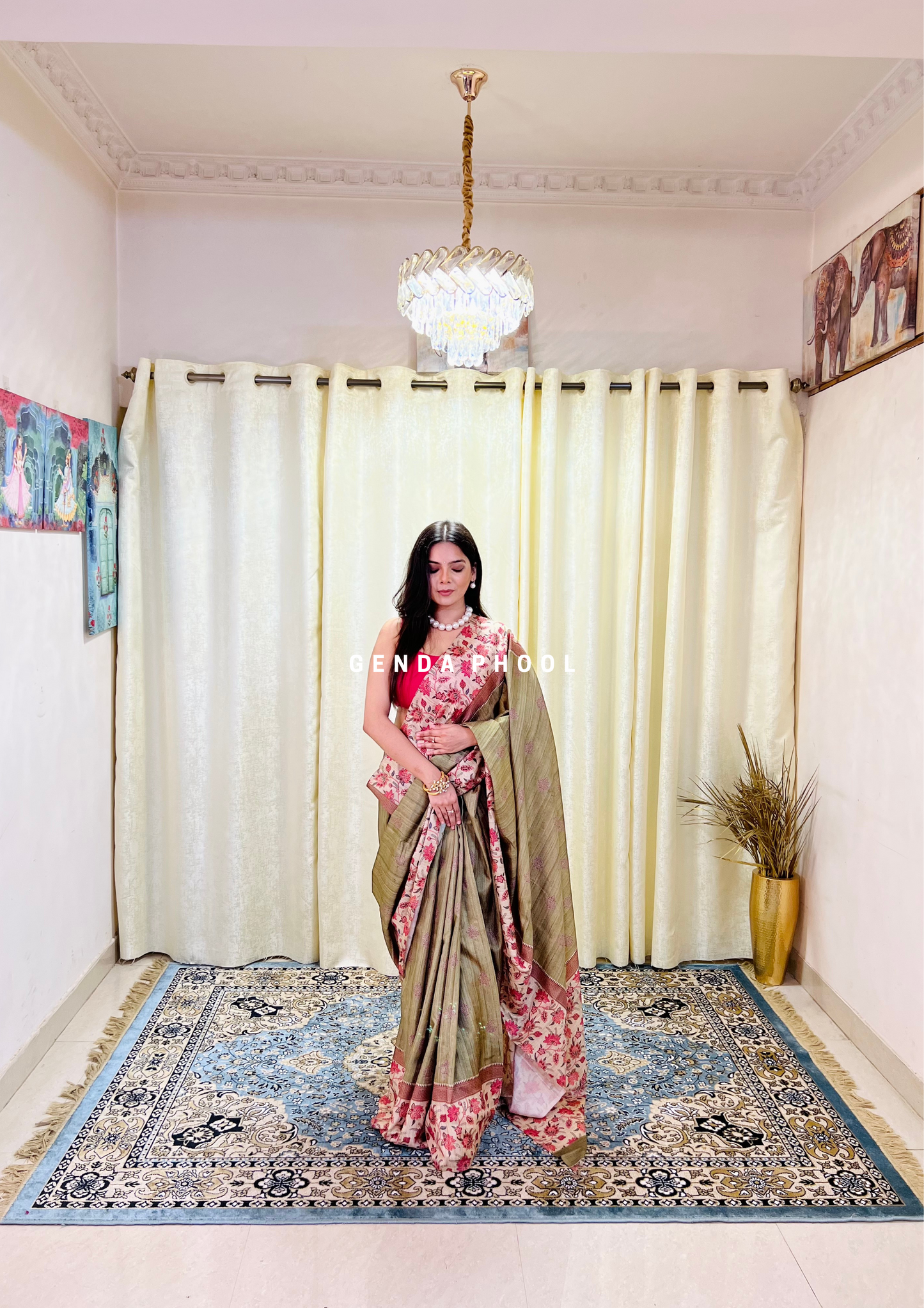 Tussar Silk Saree