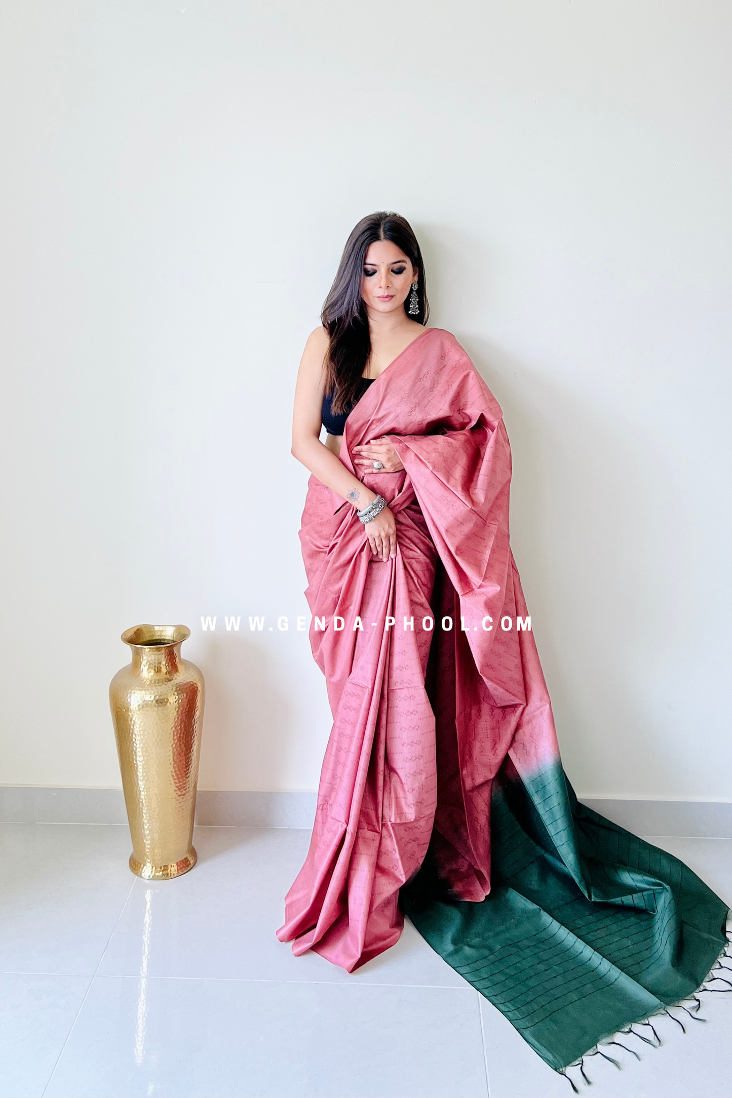 Handloom Tussar Silk Saree