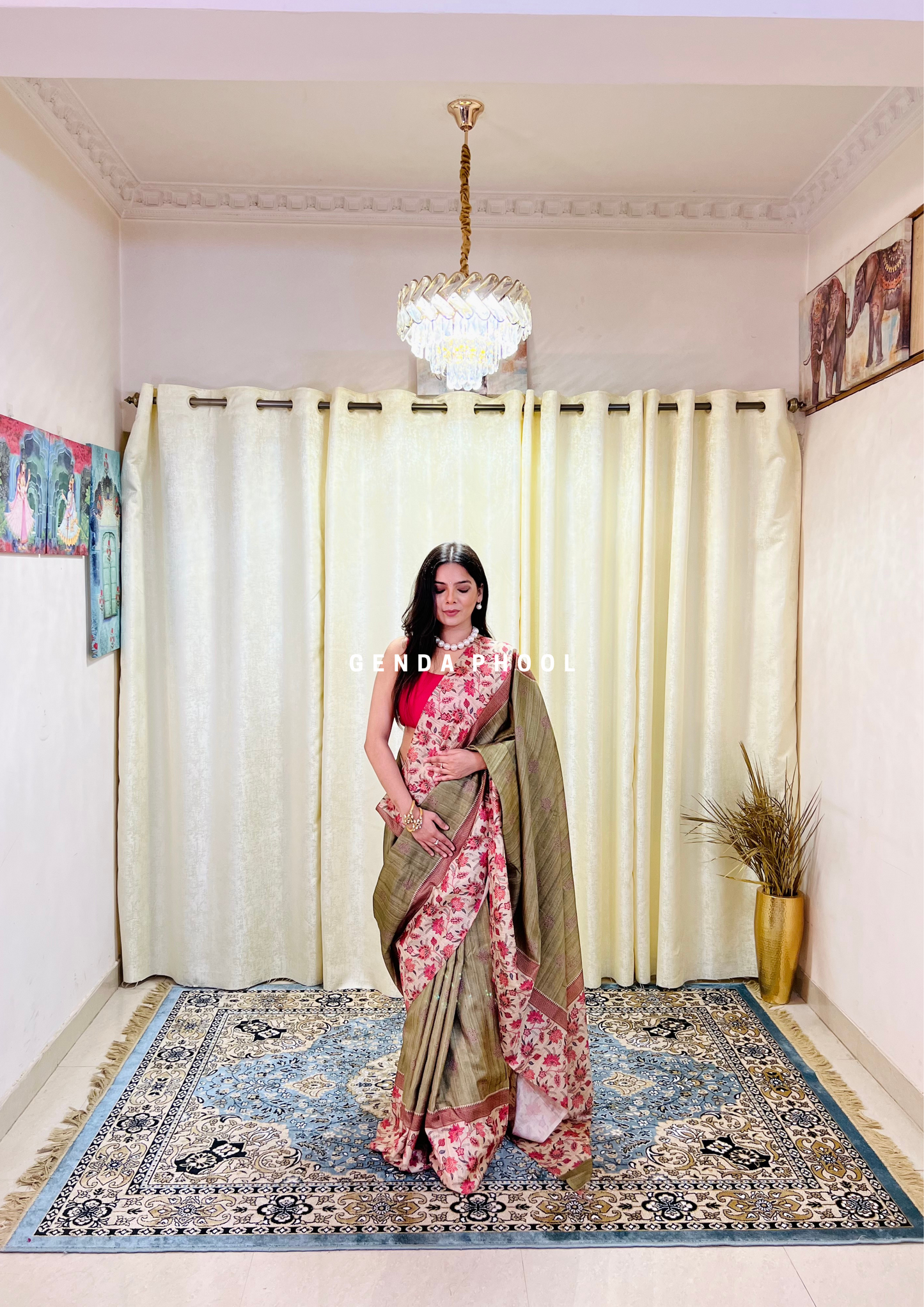 Tussar Silk Saree