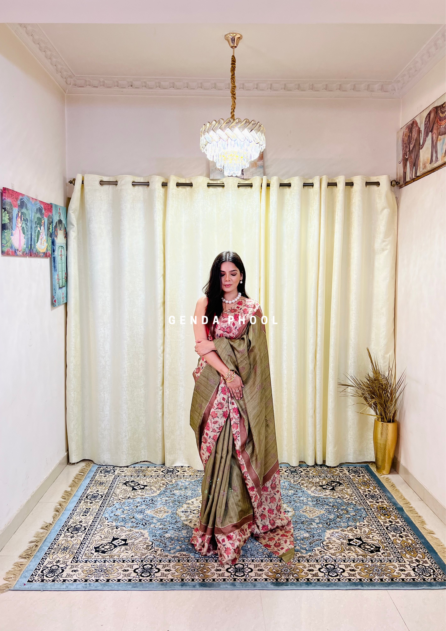 Tussar Silk Saree