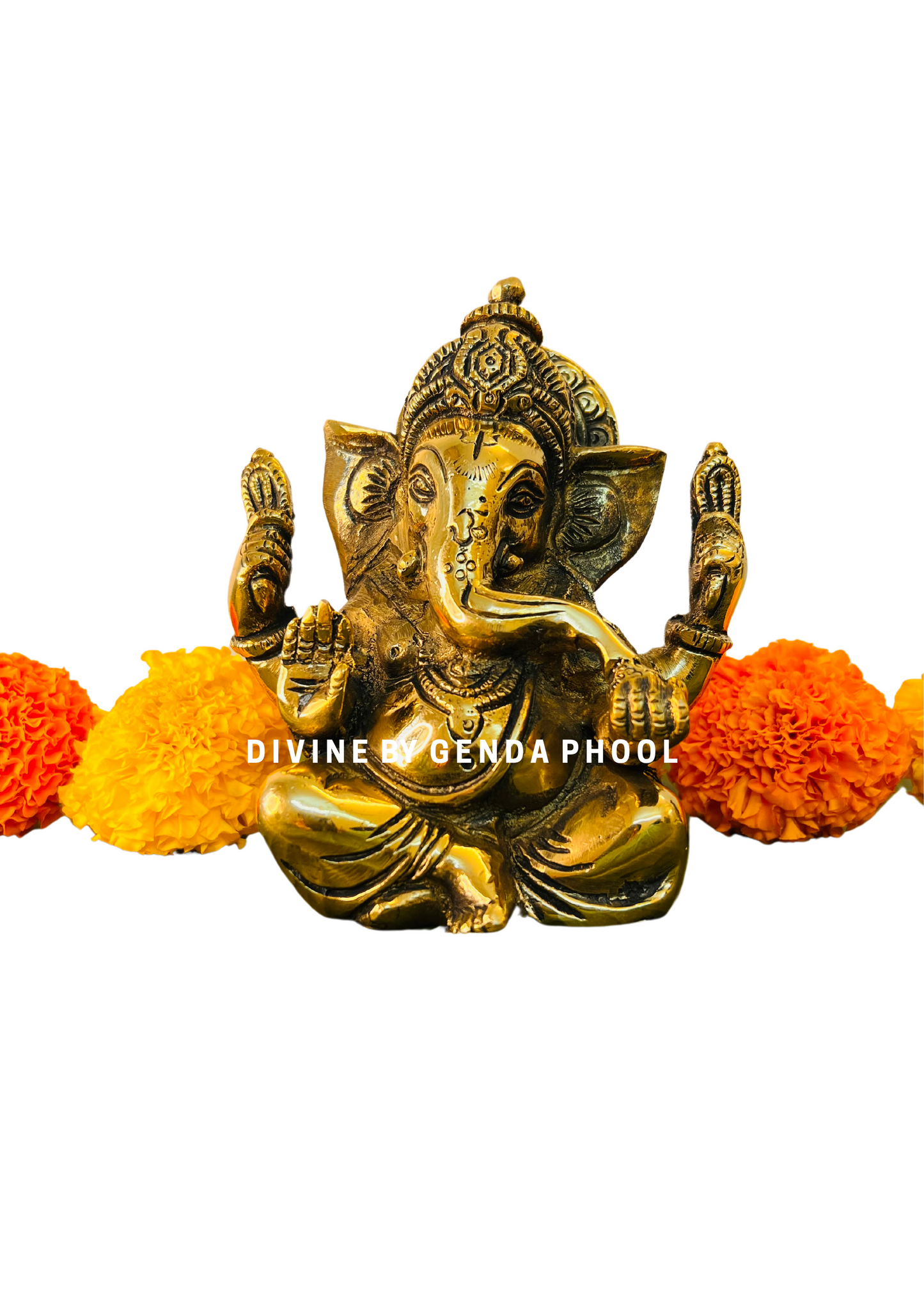 Handcrafted Antique Brass Ganesha