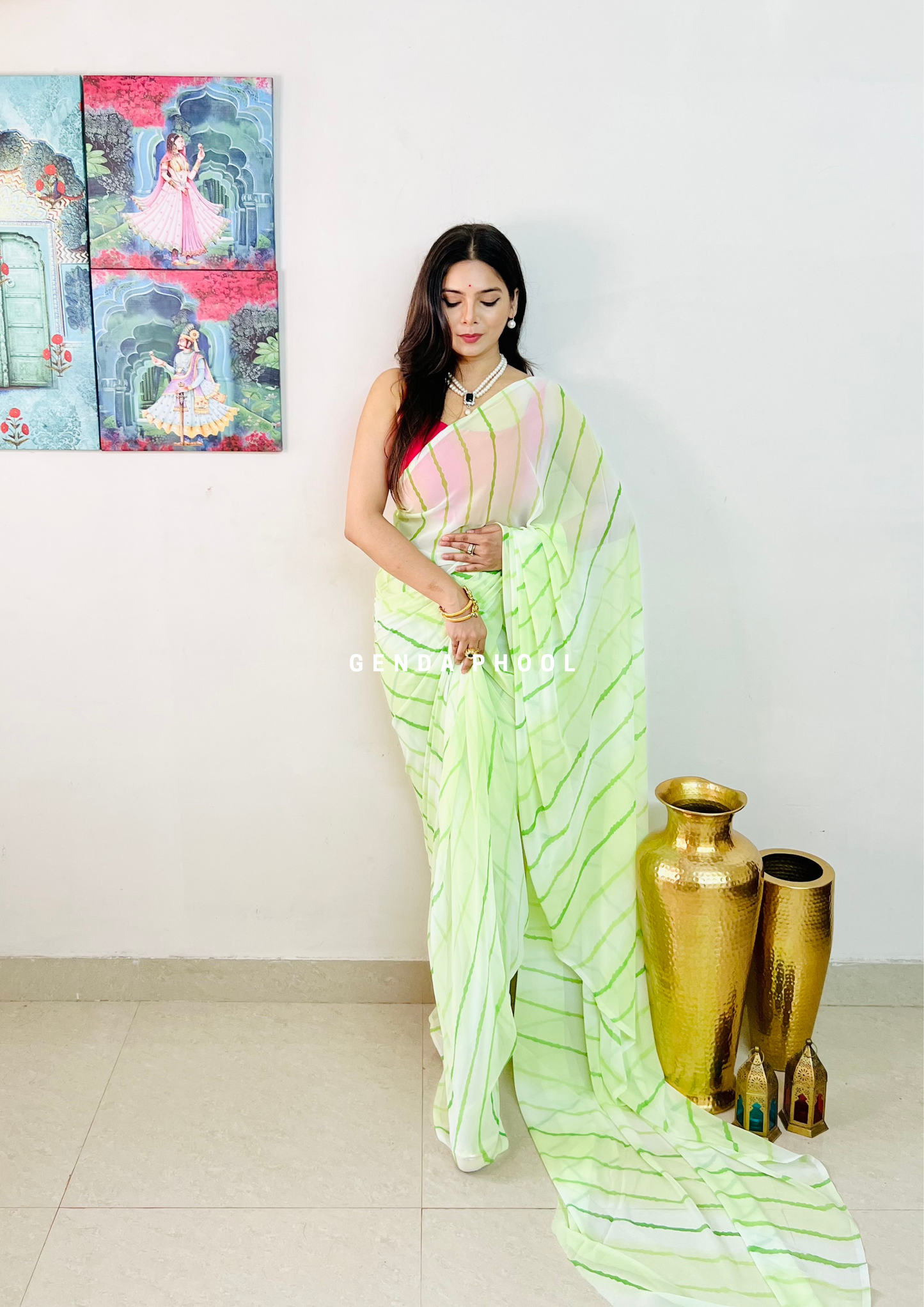 Leheriya Saree