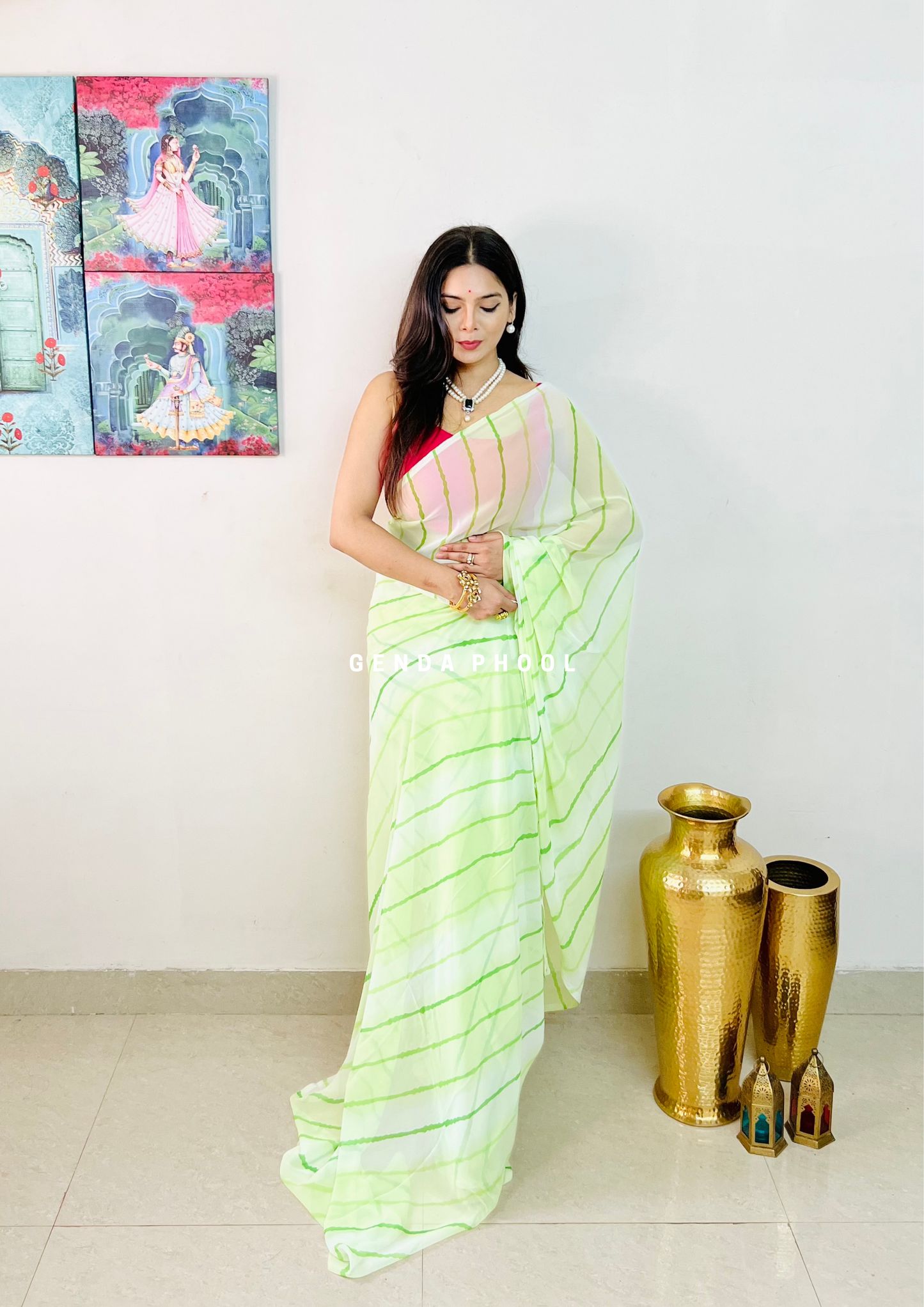 Leheriya Saree