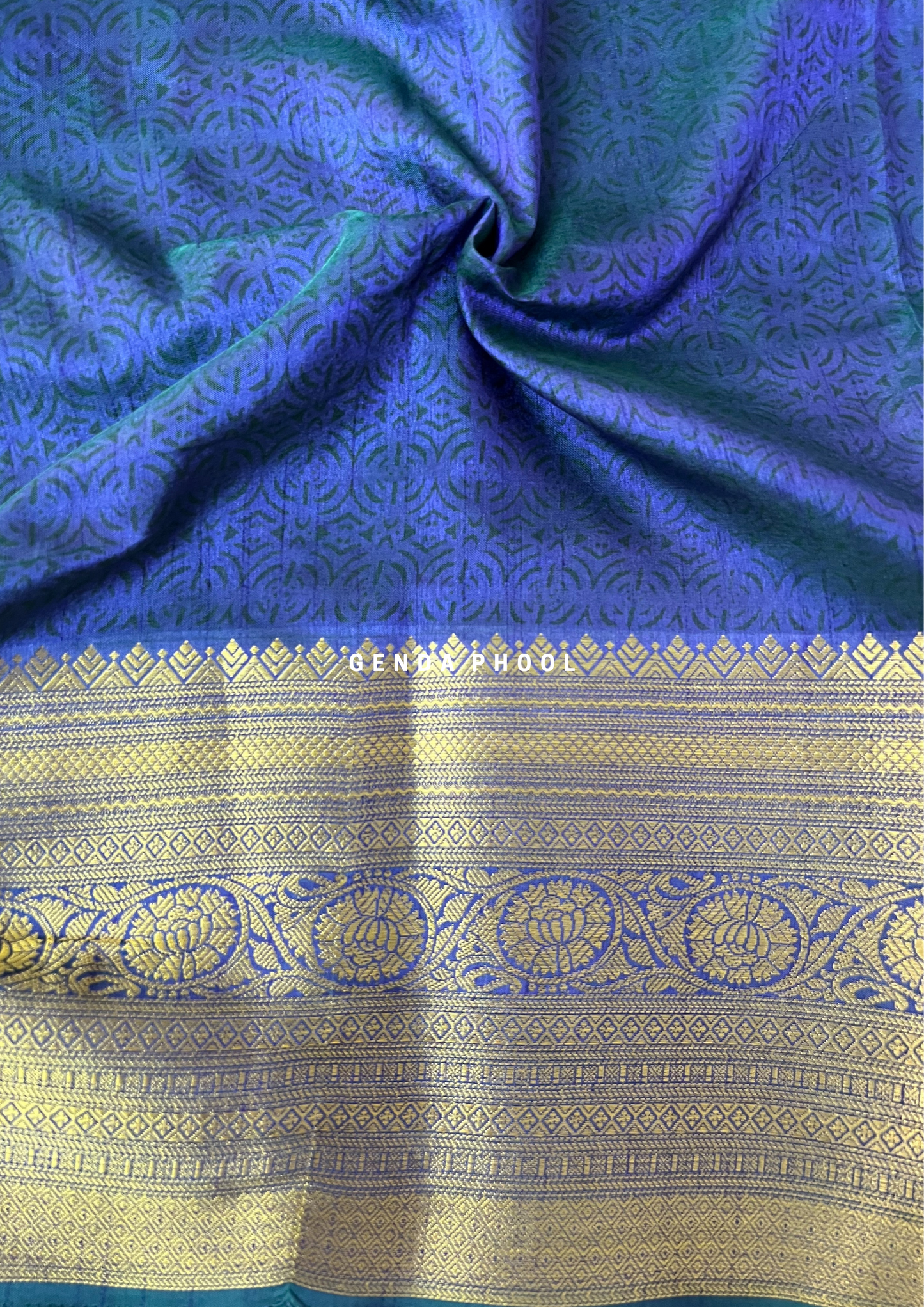 Patola Ikat Silk Saree with Zari Border