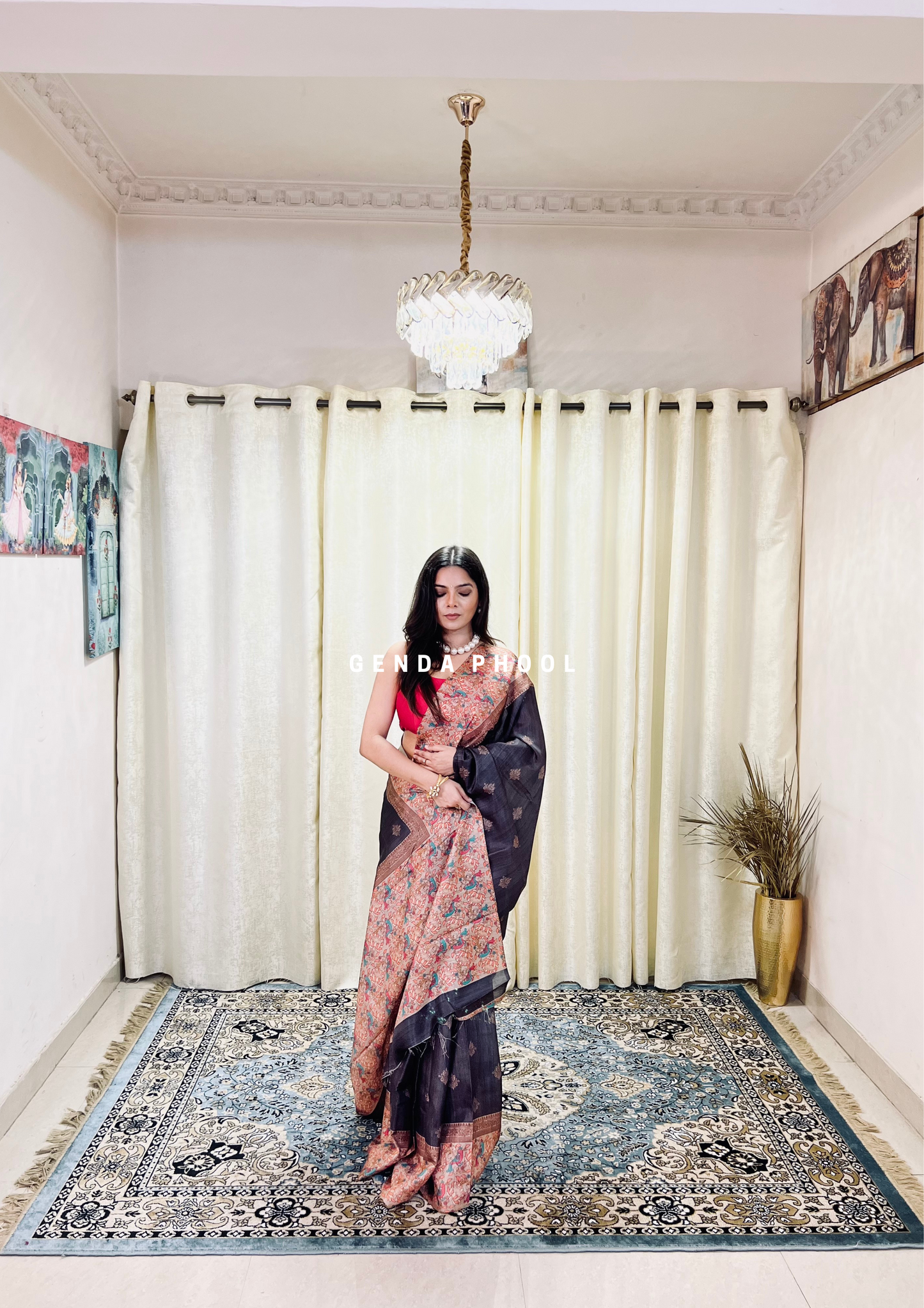 Tussar Silk Saree