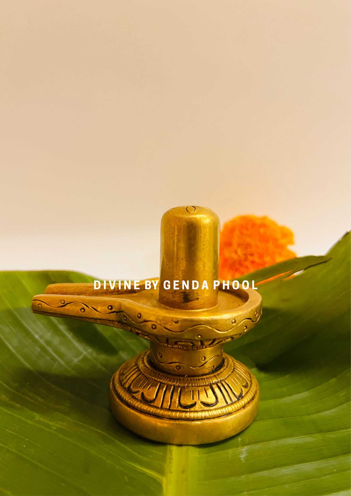 Handcrafted Antique Brass Shivling