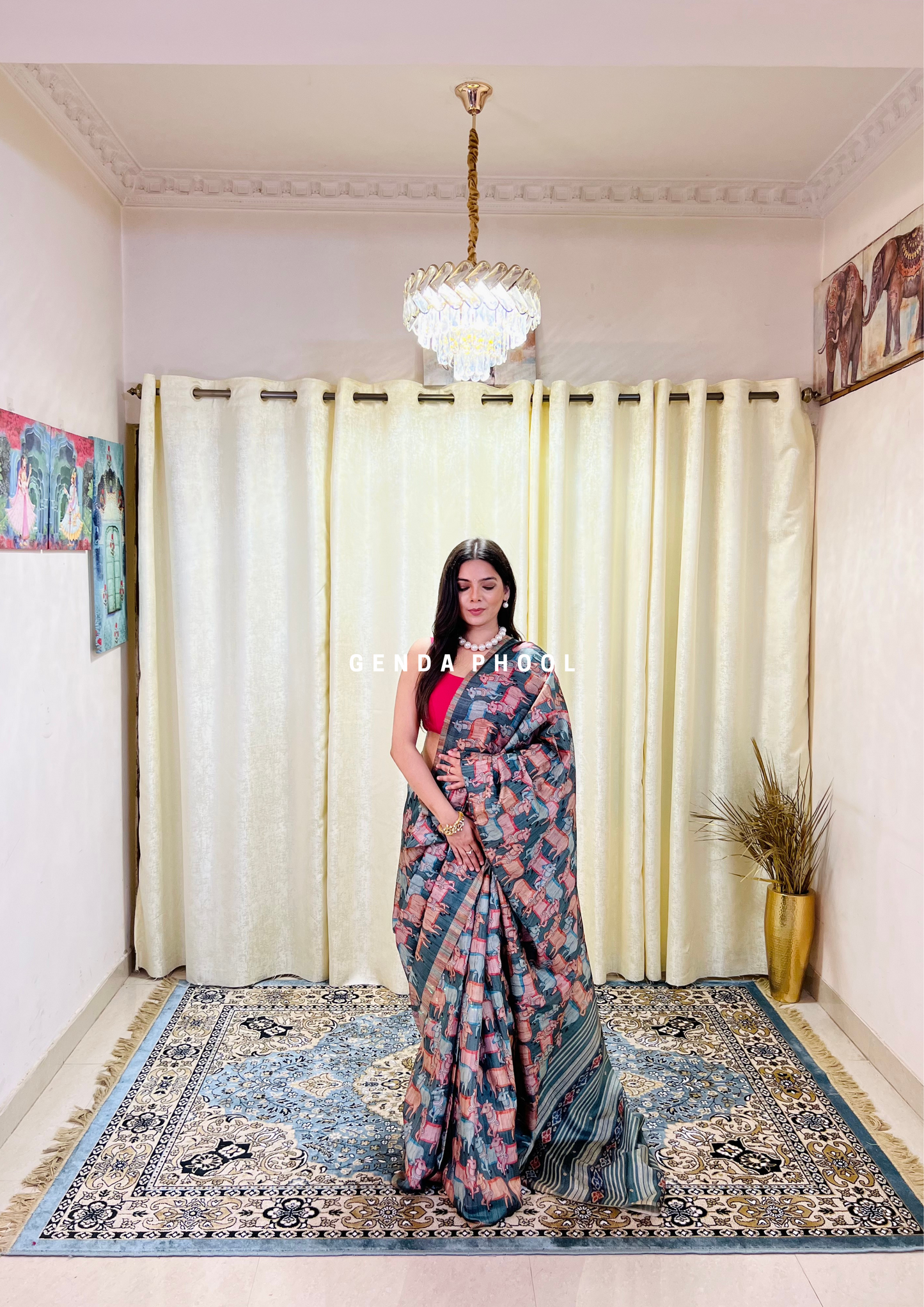 Tussar Silk Saree